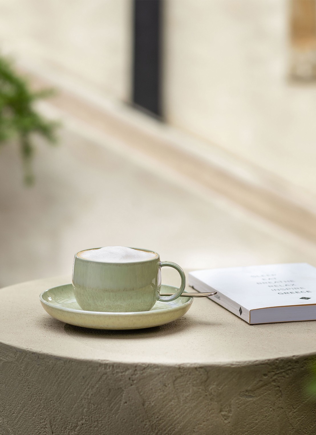 Villeroy & Boch Alga schotel 16,1 cm - voorkant 2 lindegroen