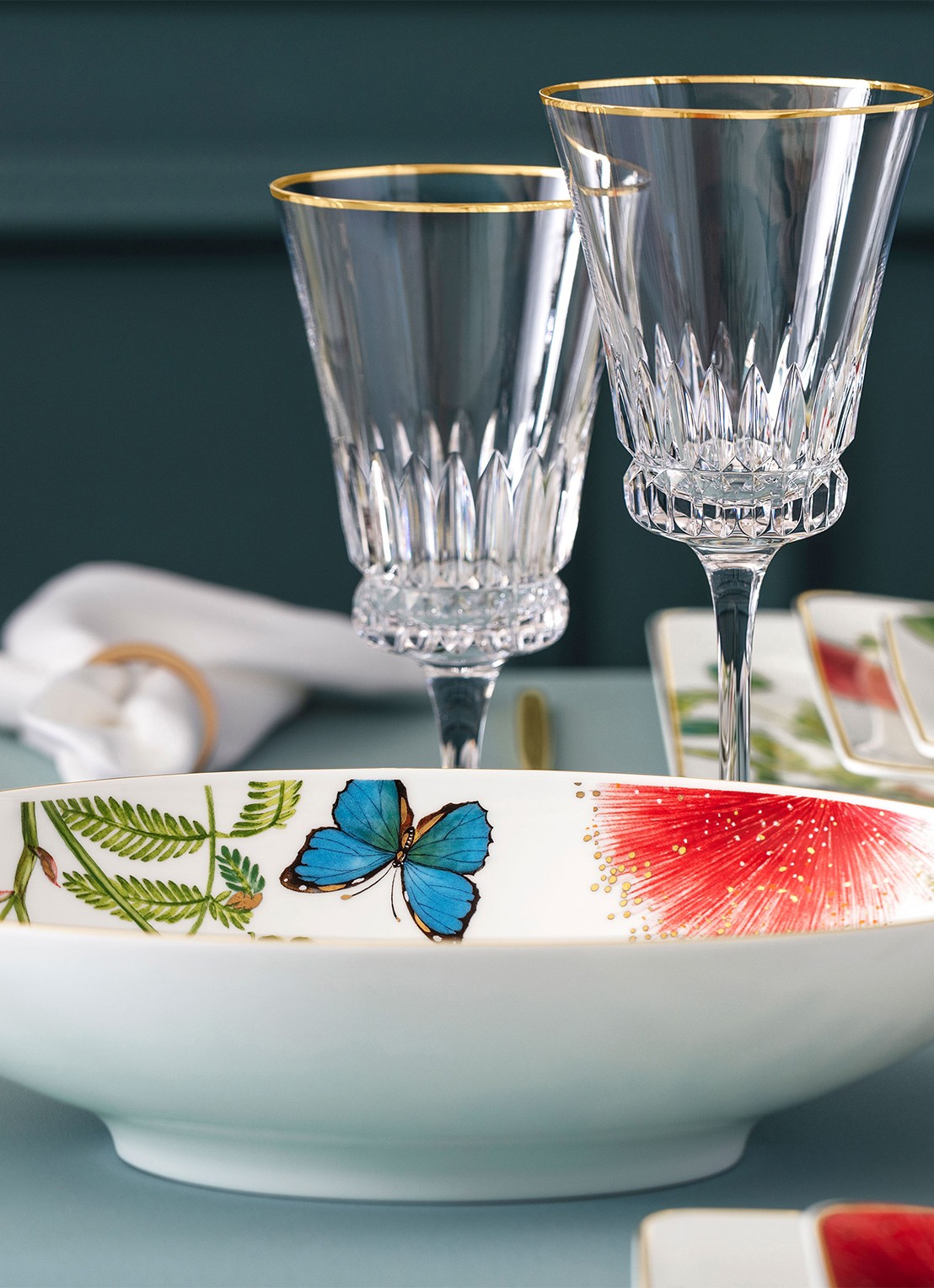 Villeroy & Boch Amazonia saladeschaal 30 cm - achterkant 2 steenrood