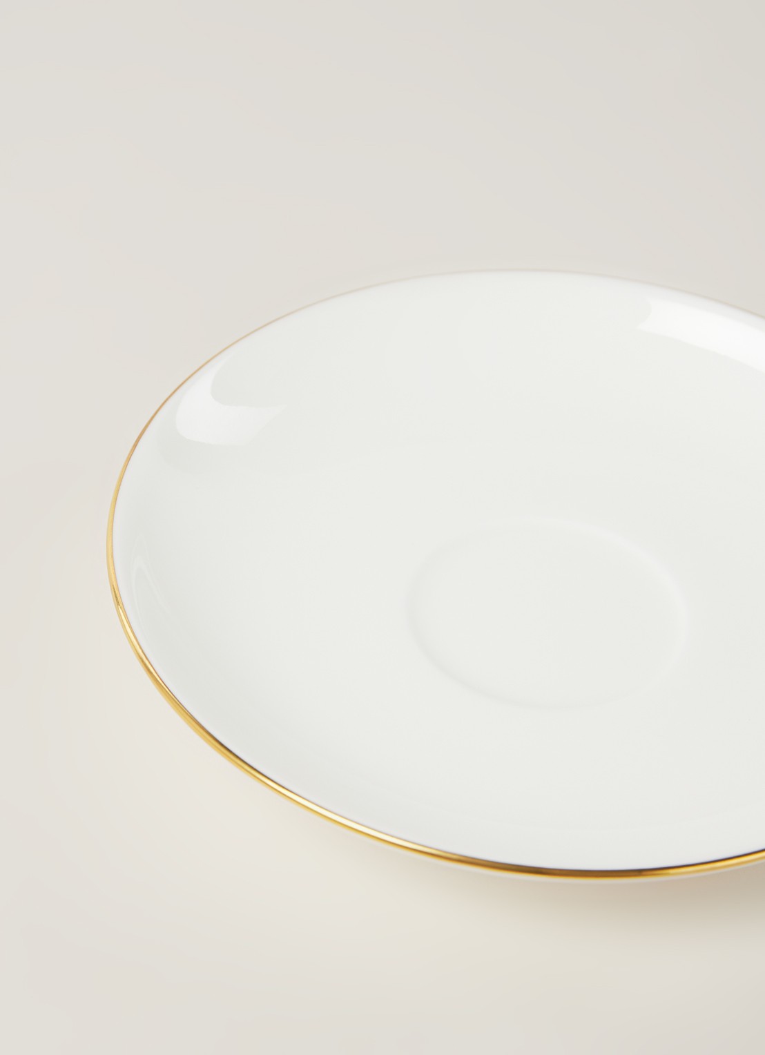 Villeroy & Boch Anmut Gold schotel 12 cm - detail gebroken wit
