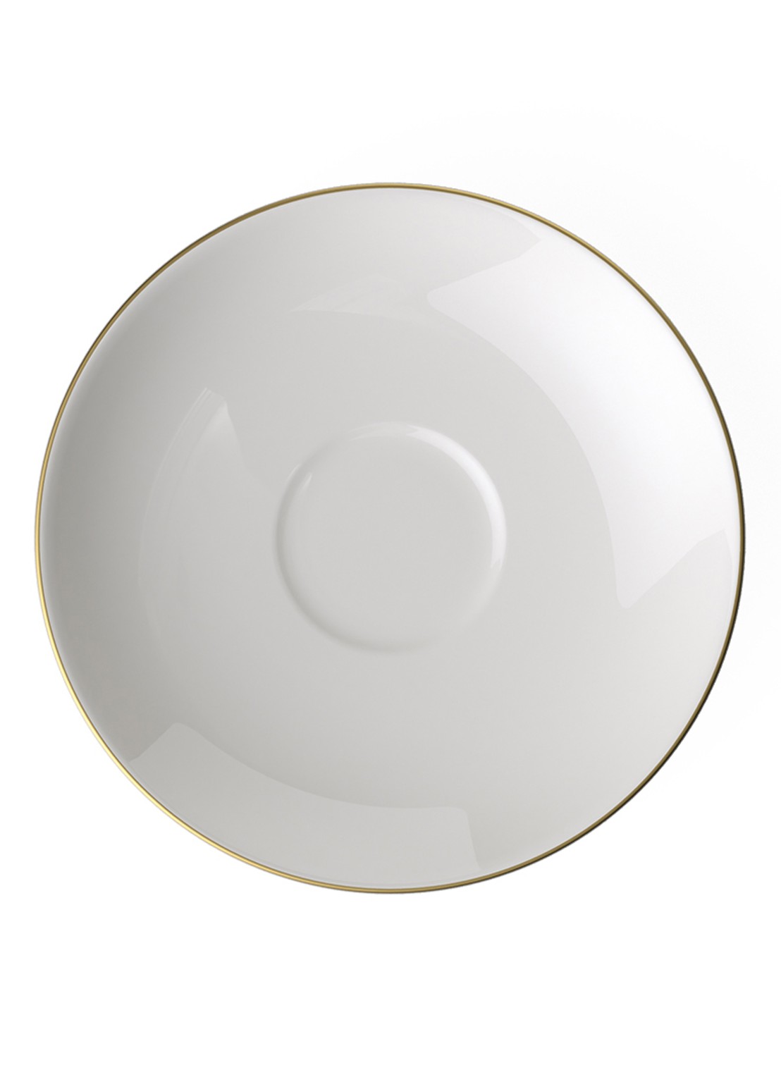 Villeroy & Boch Anmut Gold schotel 12 cm - voorkant 2 gebroken wit
