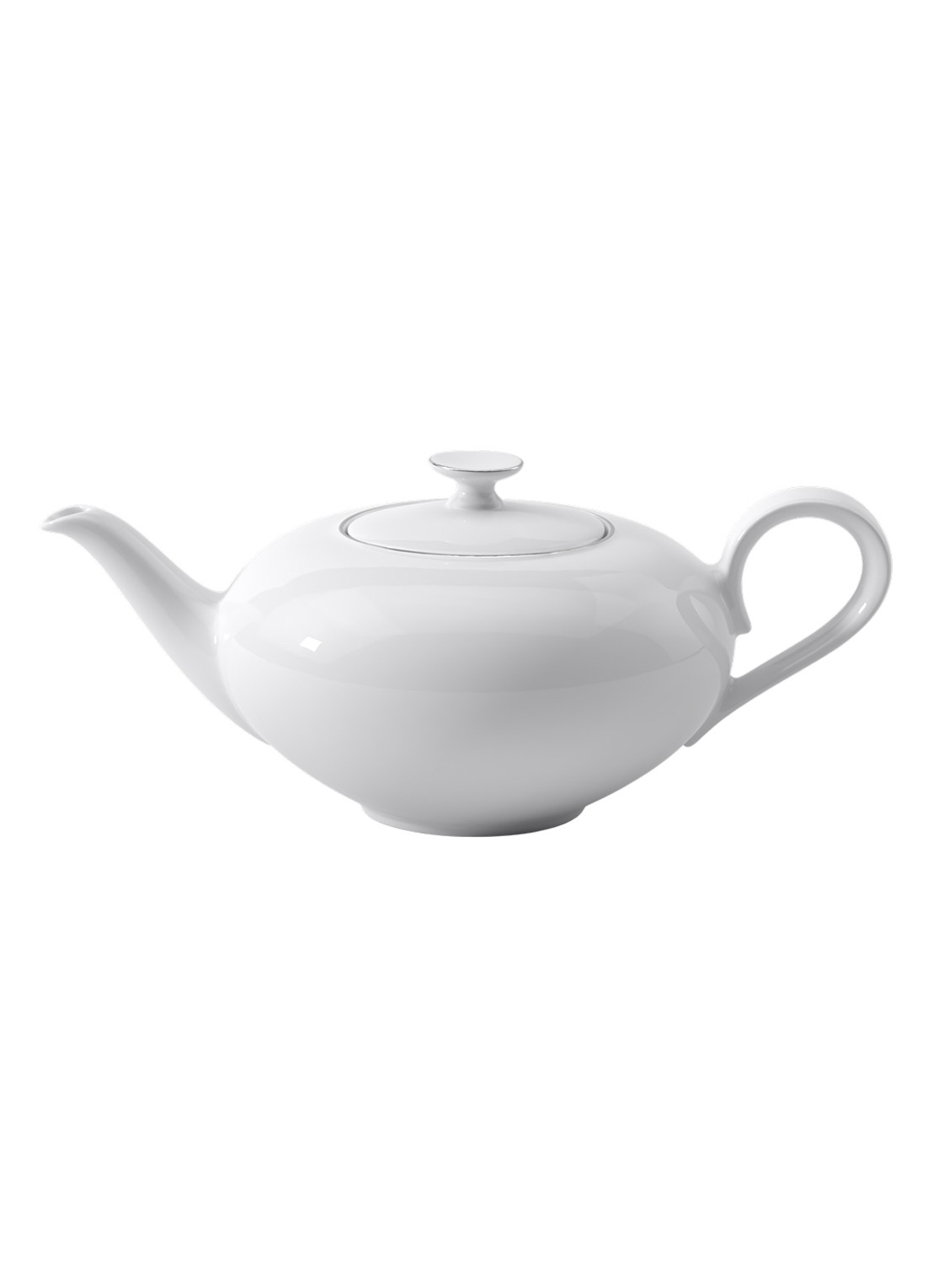 Villeroy & Boch Anmut Platinum No. 1 theepot 1 liter - voorkant gebroken wit