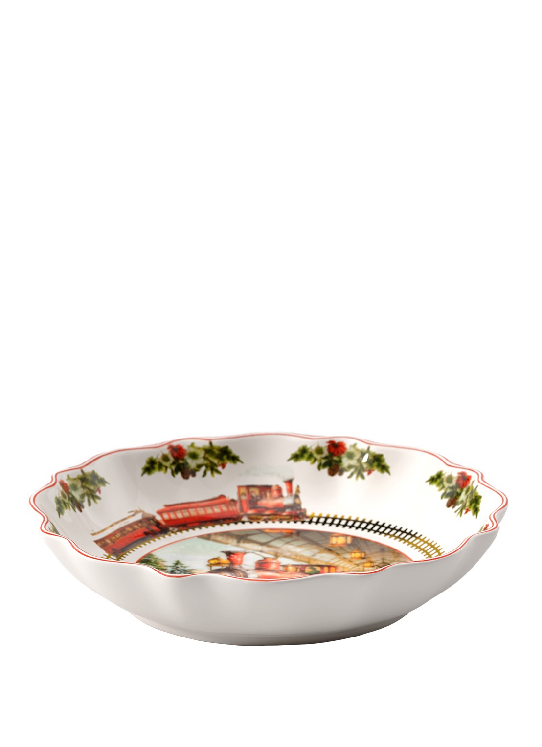 Villeroy & Boch Annual Christmas 2025 schaal 16,3 cm - voorkant 3 gebroken wit