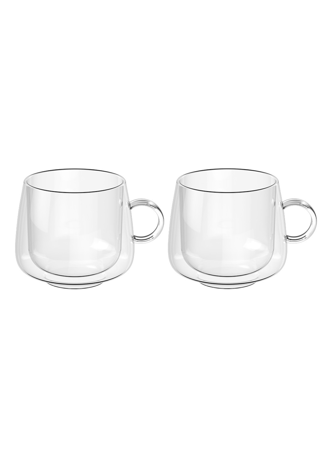 Villeroy & Boch Artesano dubbelwandig cappuccinoglas 25 cl set van 2 - voorkant transparant