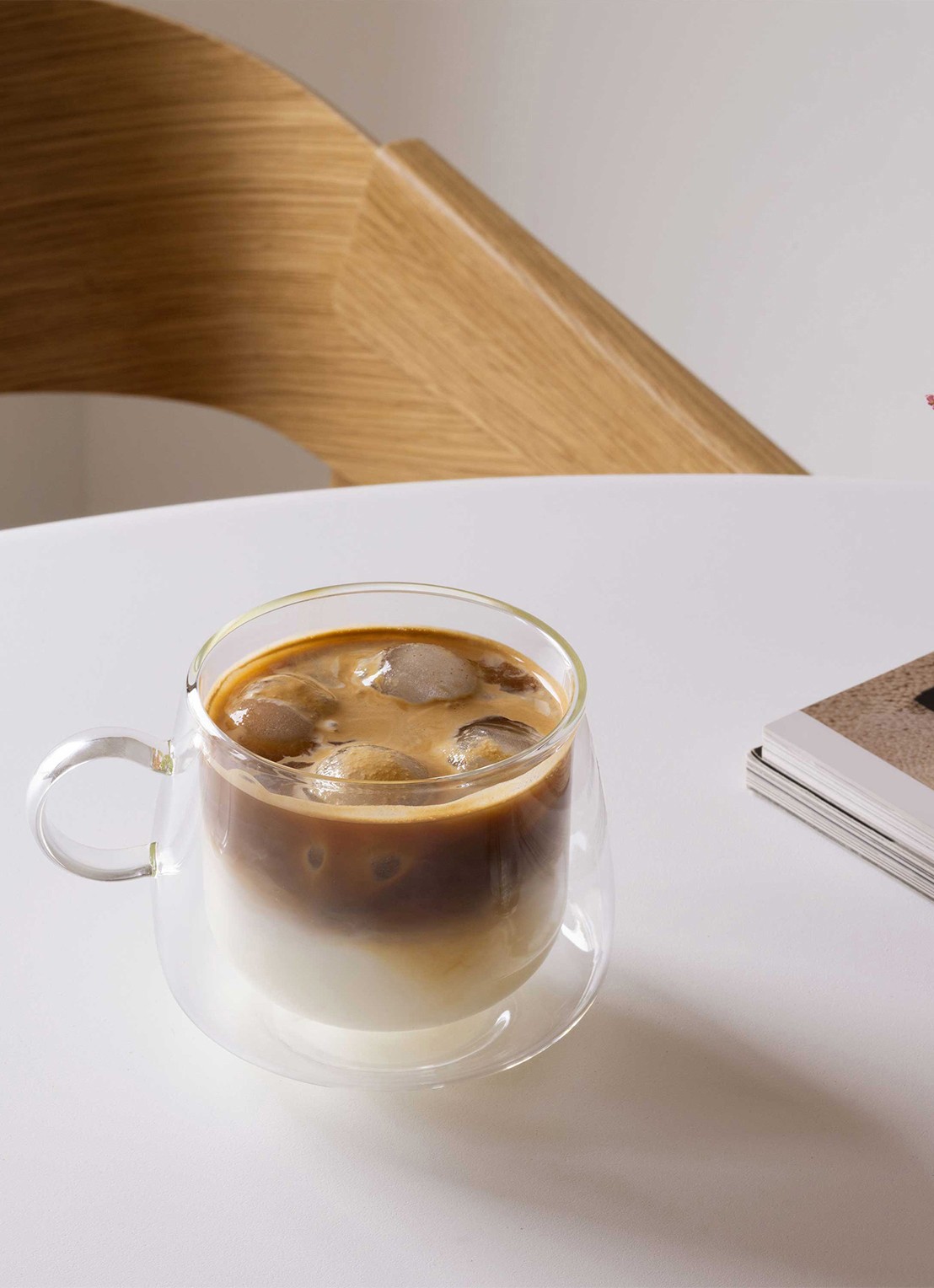 Villeroy & Boch Artesano dubbelwandig cappuccinoglas 25 cl set van 2 - voorkant 2 transparant