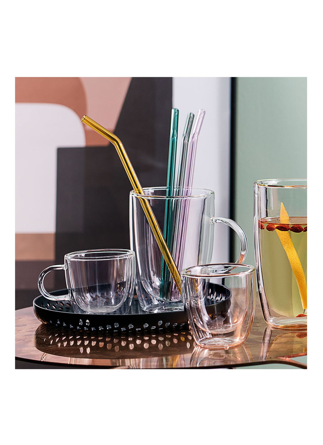 Villeroy & Boch Artesano dubbelwandig glas 39 cl set van 2 - detail transparant