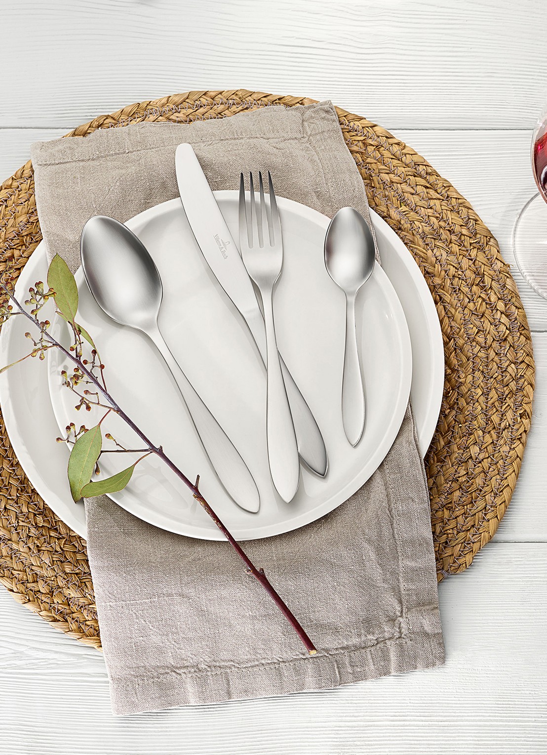 Villeroy & Boch Arthur bestekset 68-delig - detail roestvrijstaal