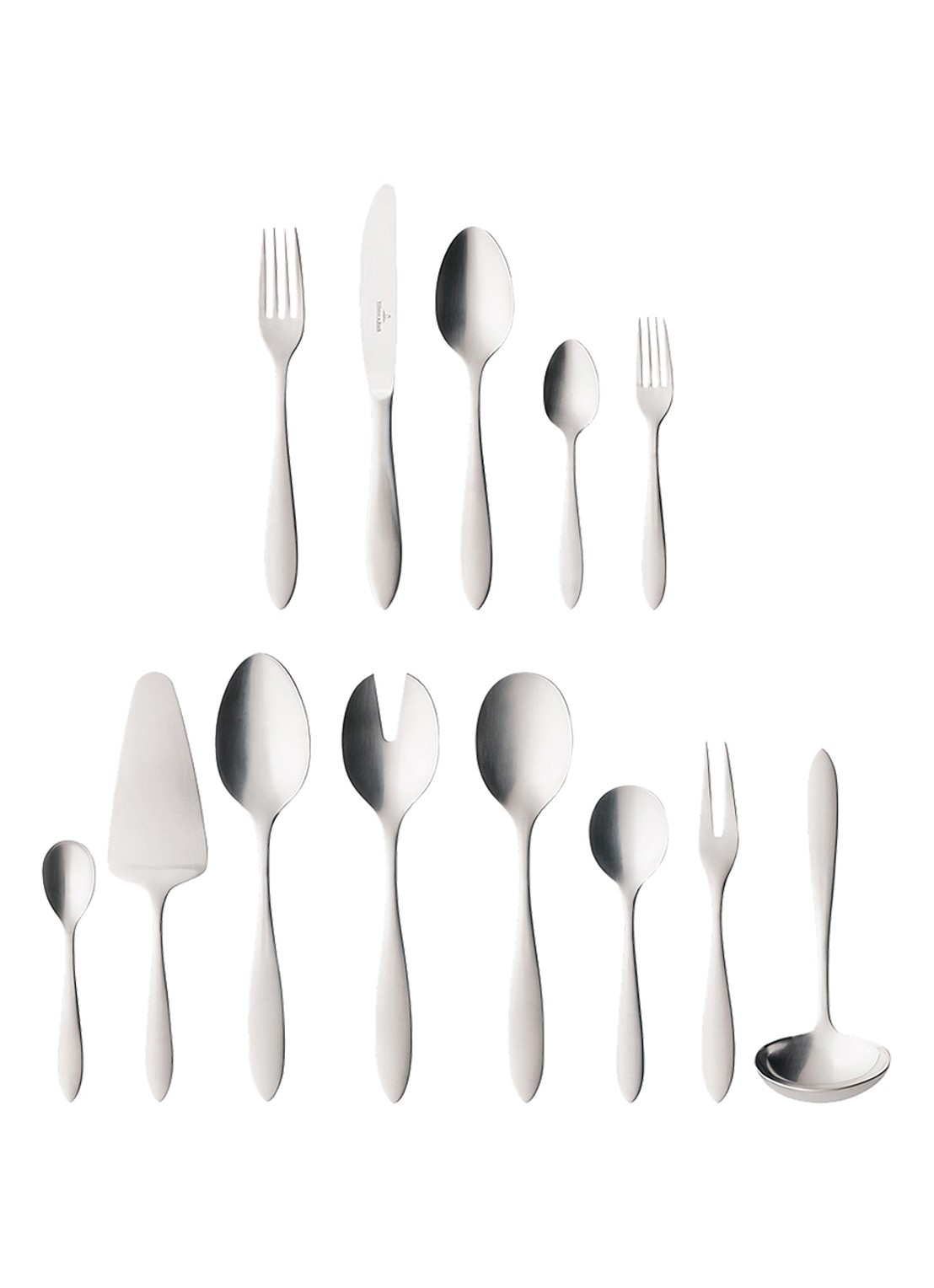 Villeroy & Boch Arthur bestekset 68-delig - voorkant 4 roestvrijstaal