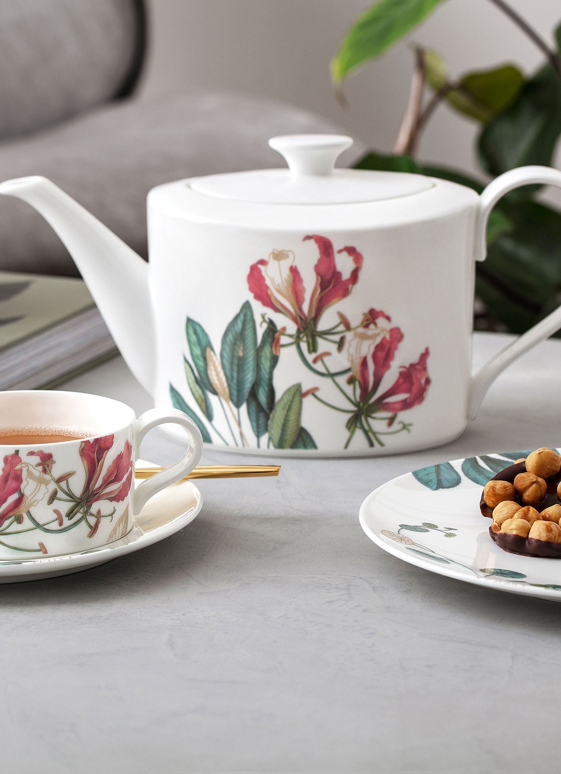 Villeroy & Boch Avarua koffie- en theepot 0,8 liter - achterkant 5 gebroken wit