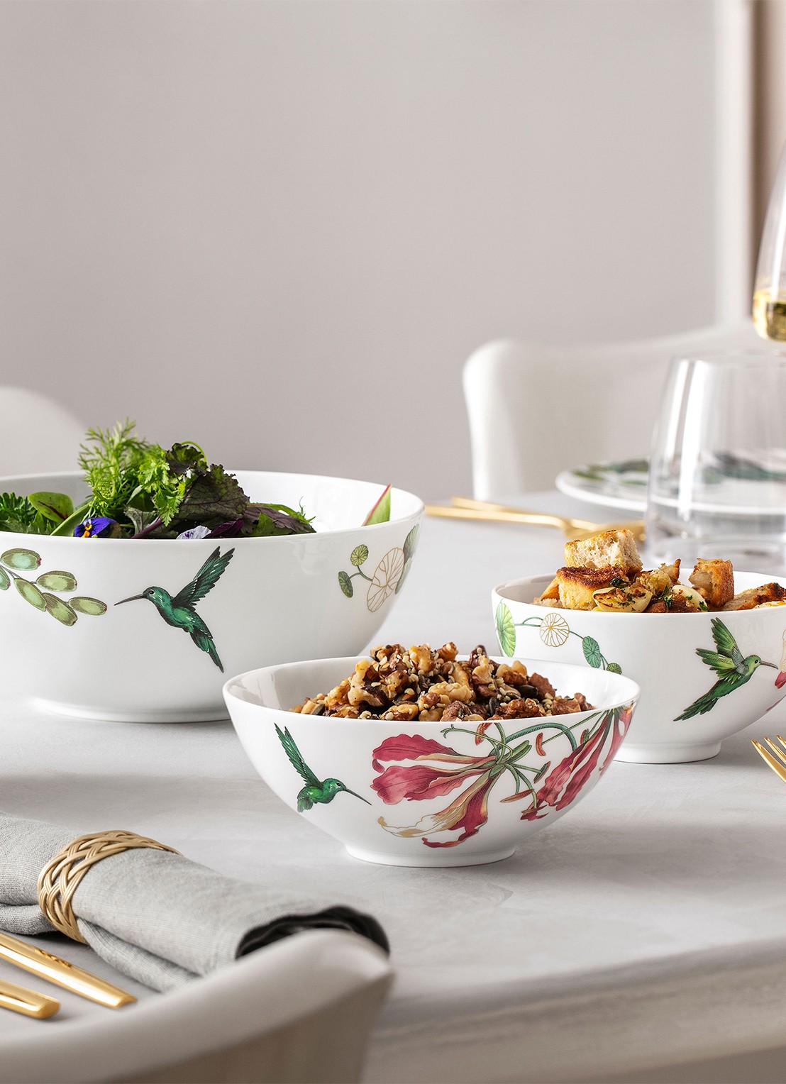 Villeroy & Boch Avarua saladeschaal 23 cm - detail 4 gebroken wit