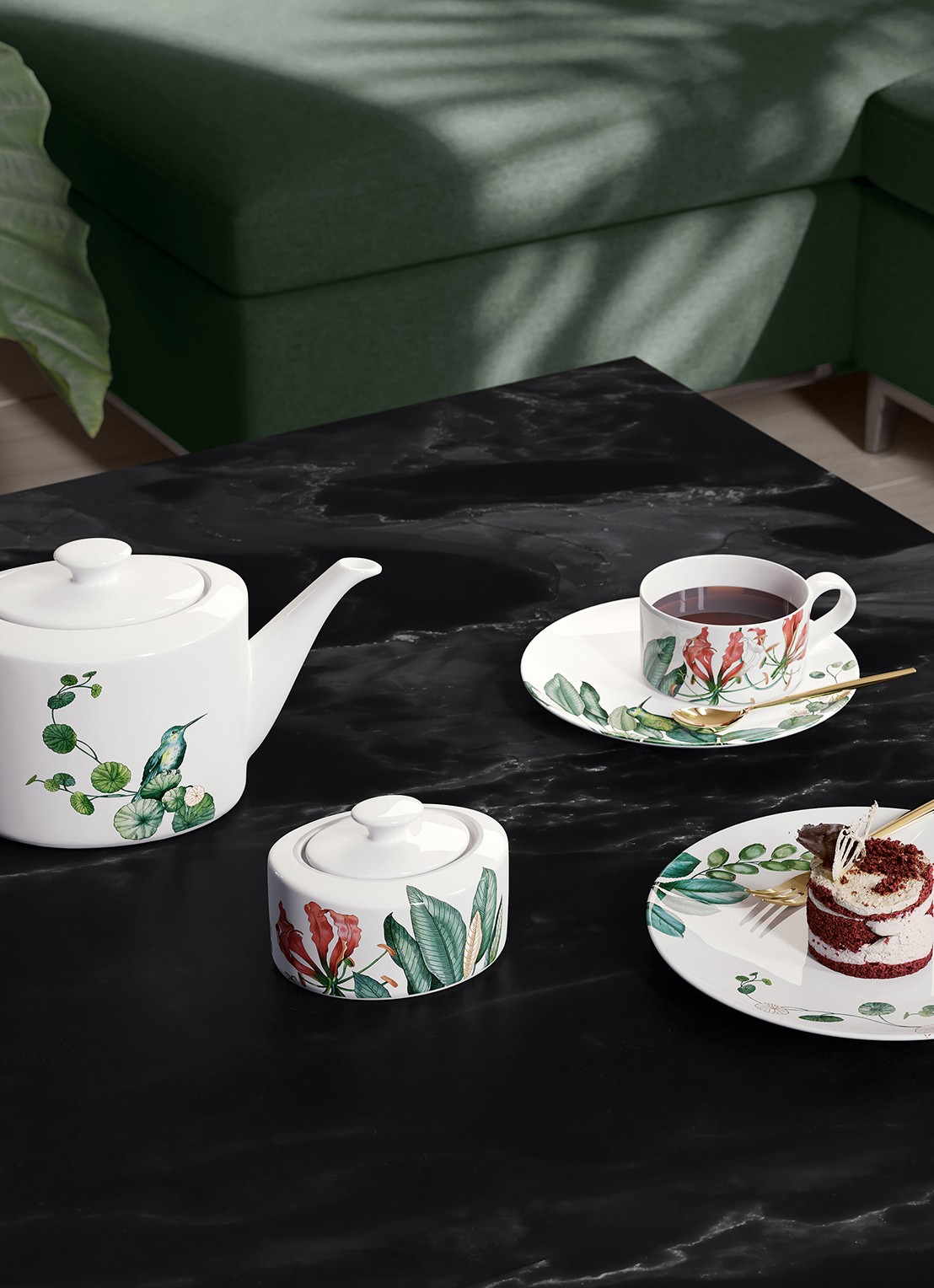 Villeroy & Boch Avarua suikerpotje 33 cl - detail 4 gebroken wit