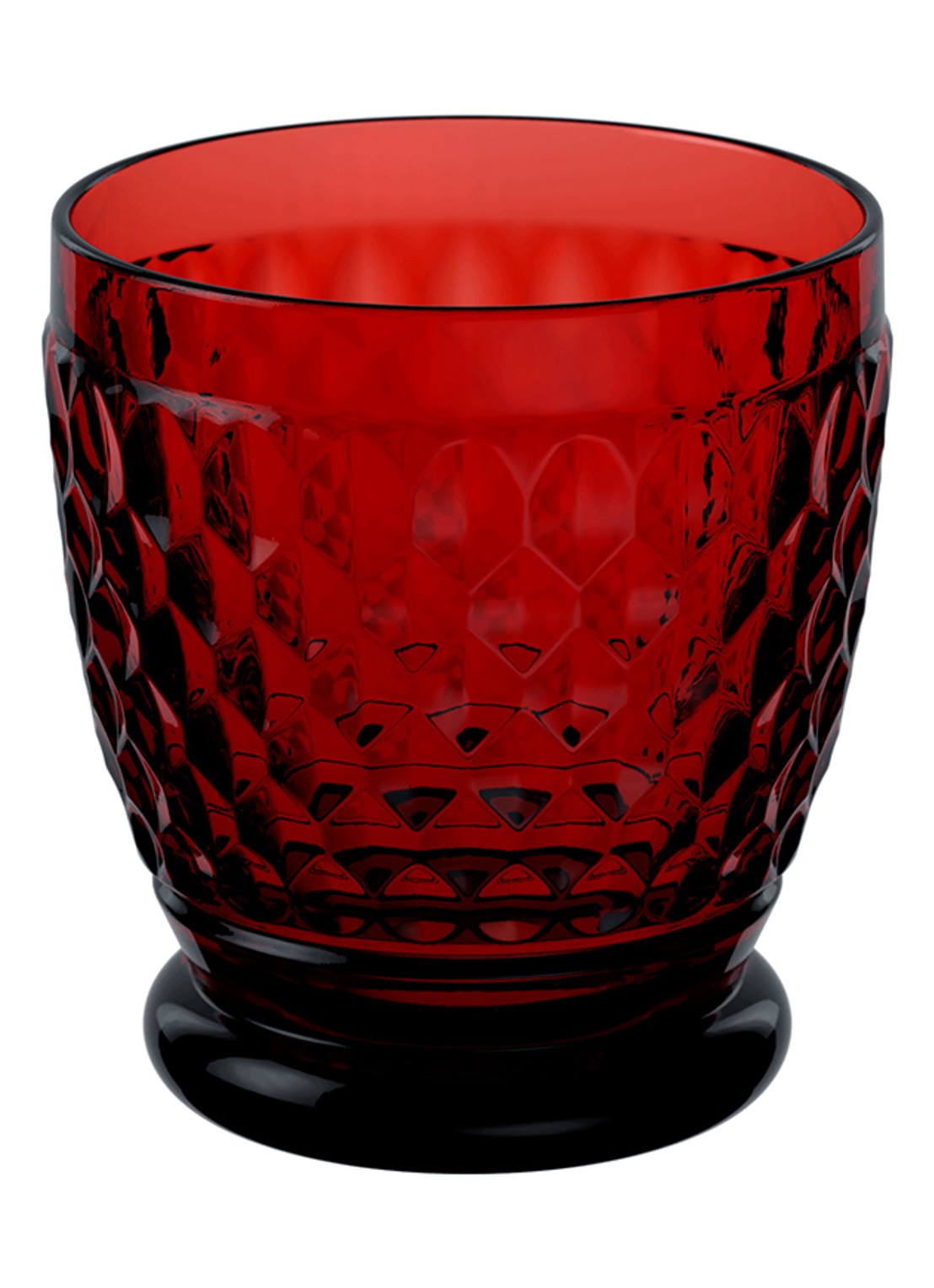Villeroy & Boch Boston Coloured drinkglas 330 ml - voorkant 2 steenrood