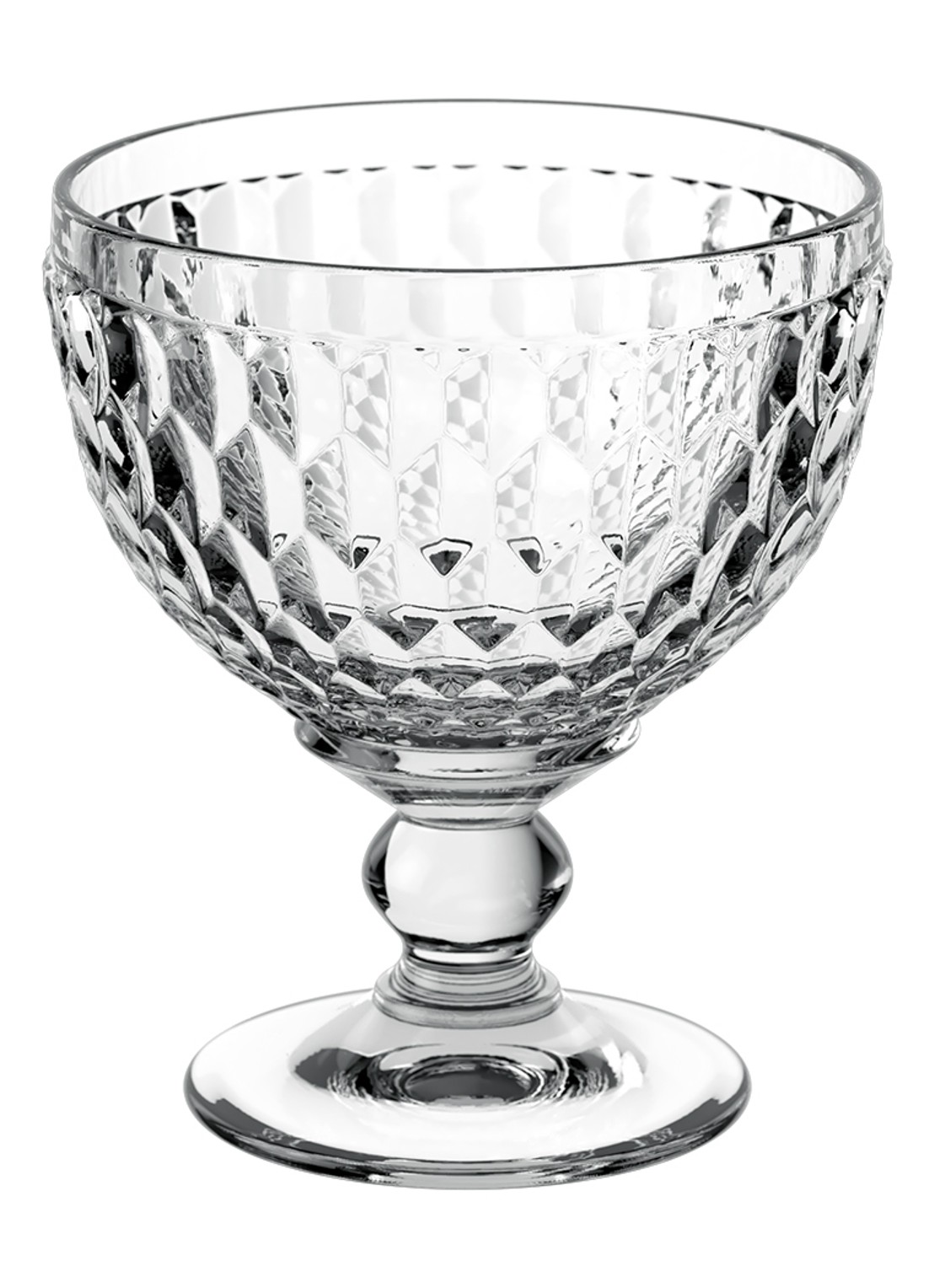 Villeroy & Boch Boston dessertcoupe 11 cm  - voorkant transparant