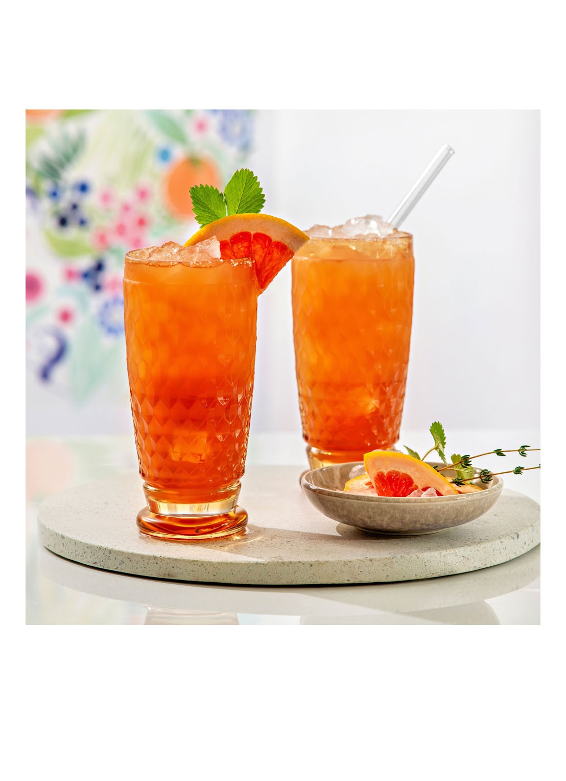 Villeroy & Boch Boston longdrink glas 30 cl - voorkant 3 oranje