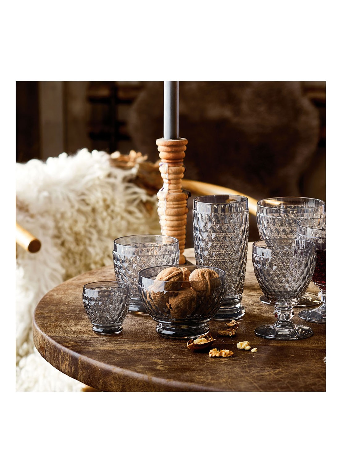 Villeroy & Boch Boston longdrinkglas 40 cl - detail grijs