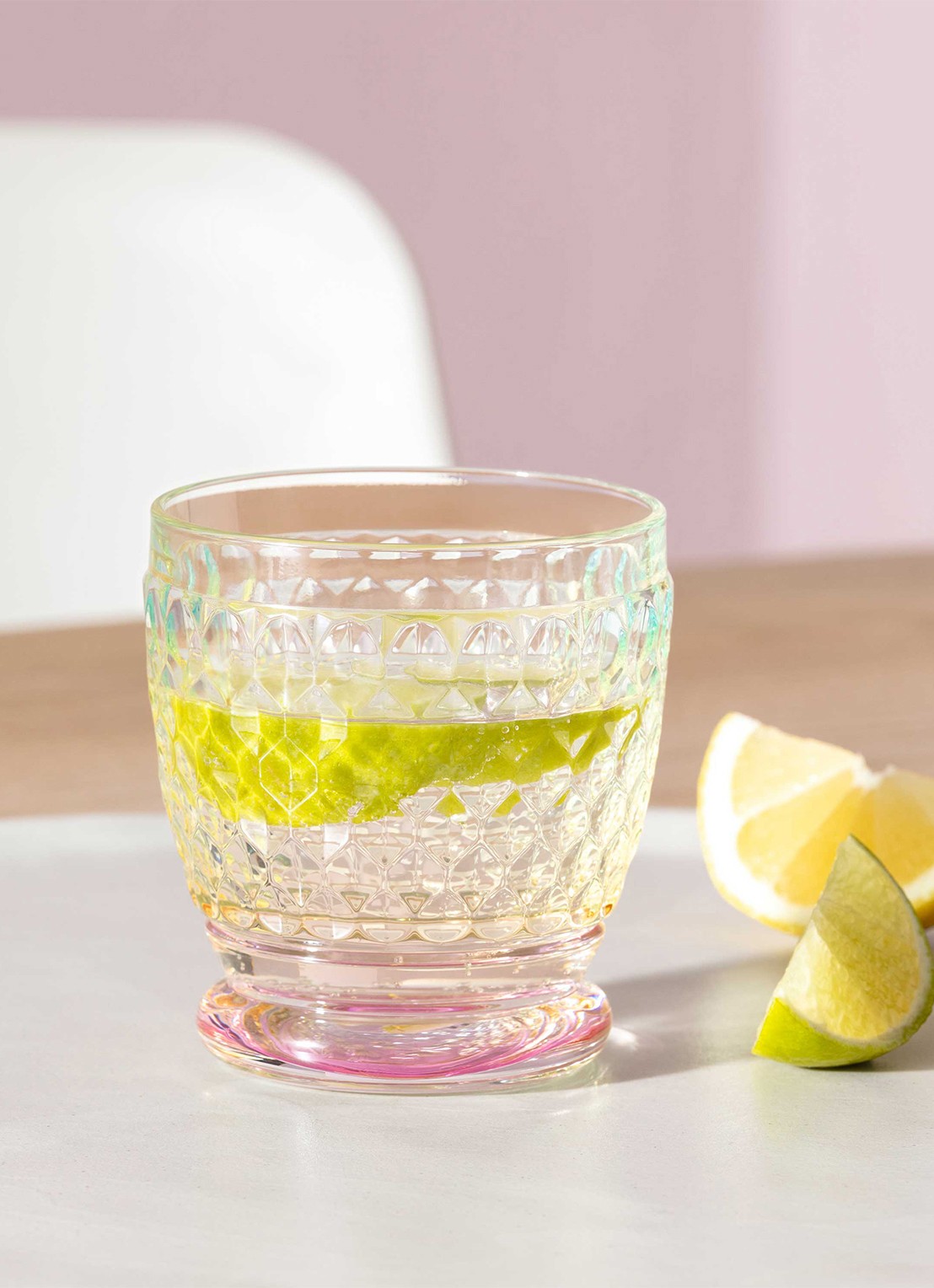 Villeroy & Boch Boston Pearl waterglas 20 cl - voorkant 3 transparant