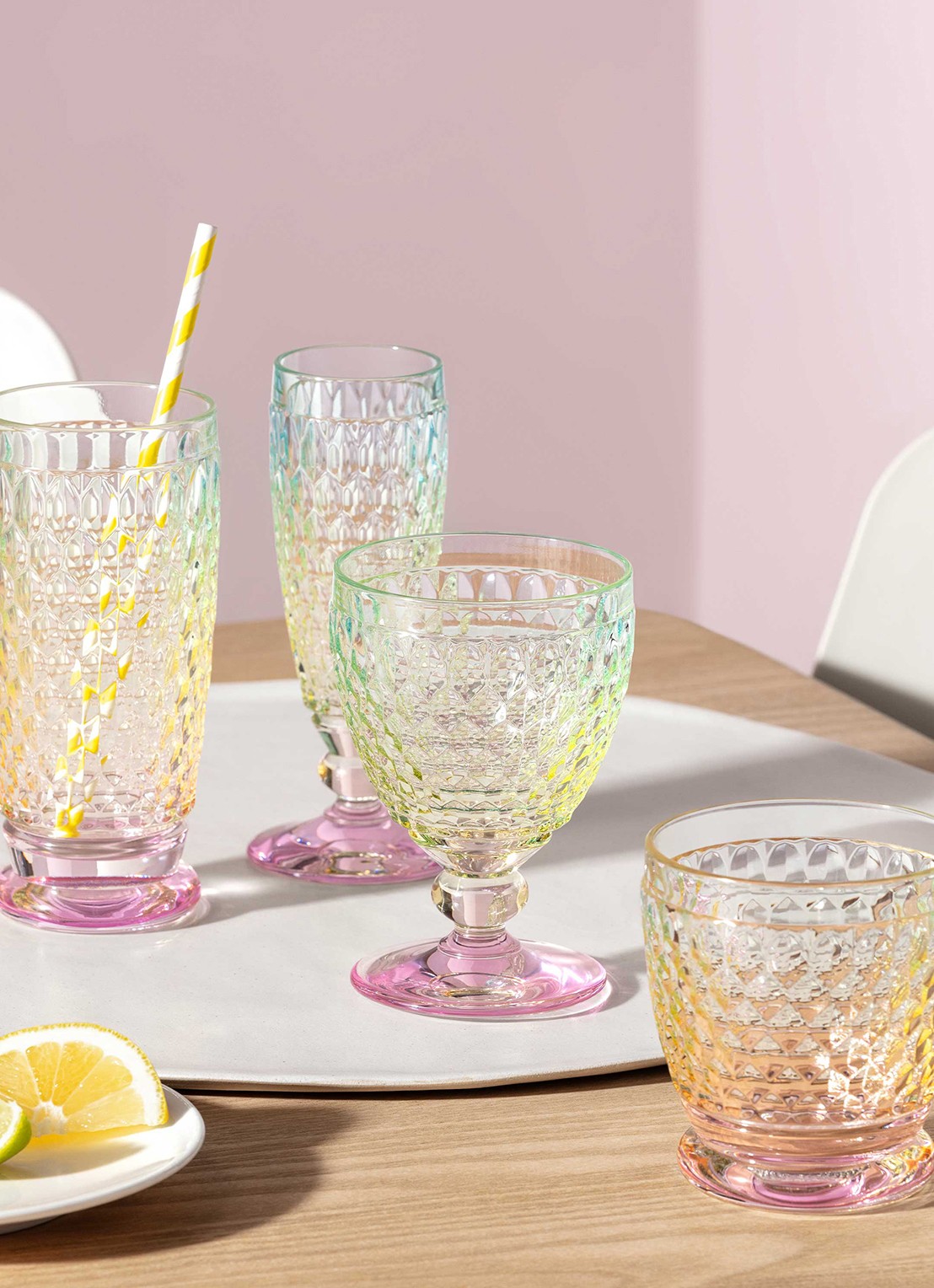 Villeroy & Boch Boston Pearl witte wijnglas 12,5 cl - detail transparant