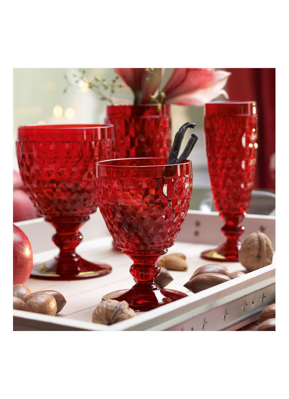 Villeroy & Boch Boston wijnglas 23 cl - detail 2 steenrood