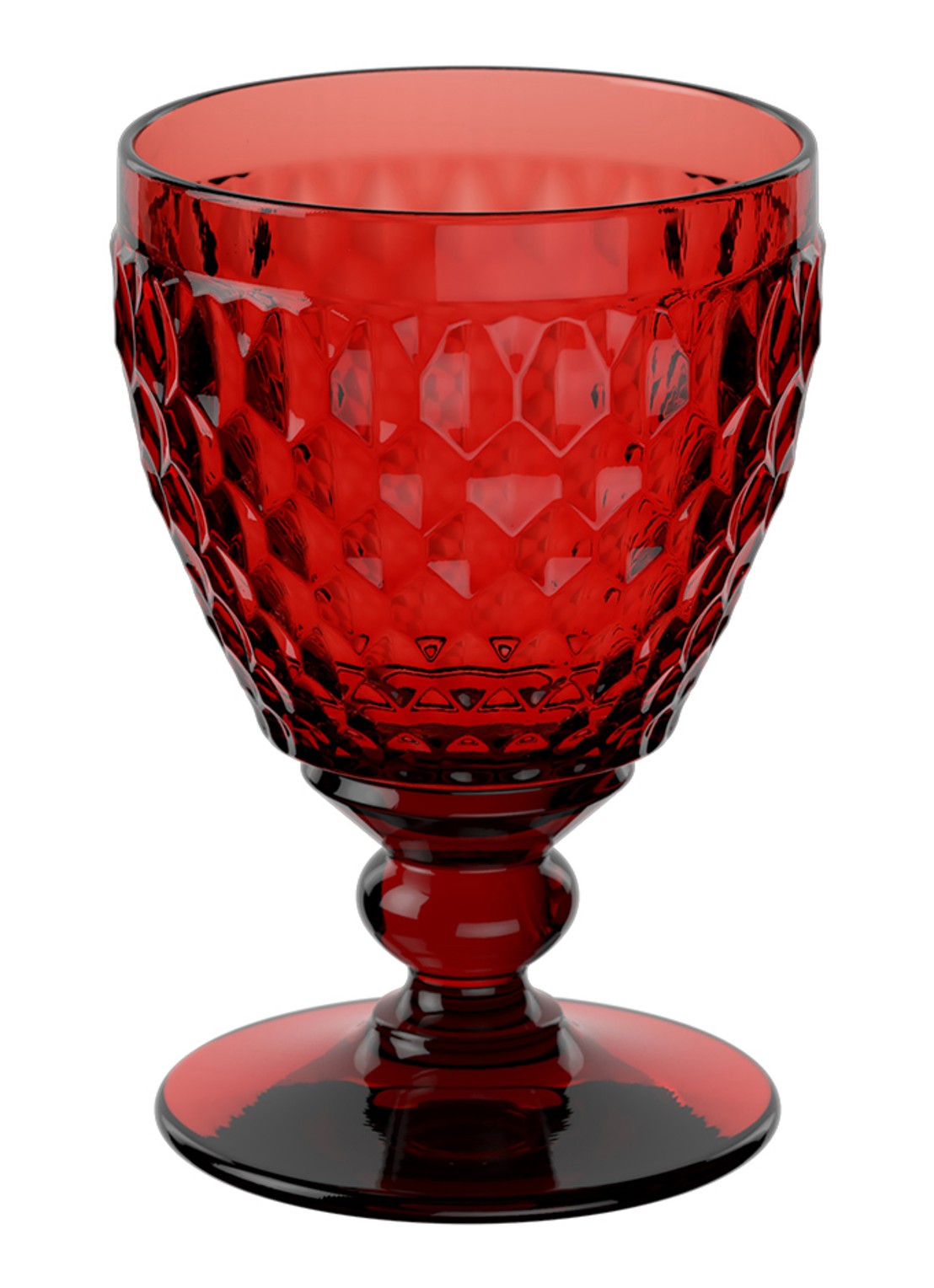 Villeroy & Boch Boston wijnglas 23 cl - voorkant 3 steenrood