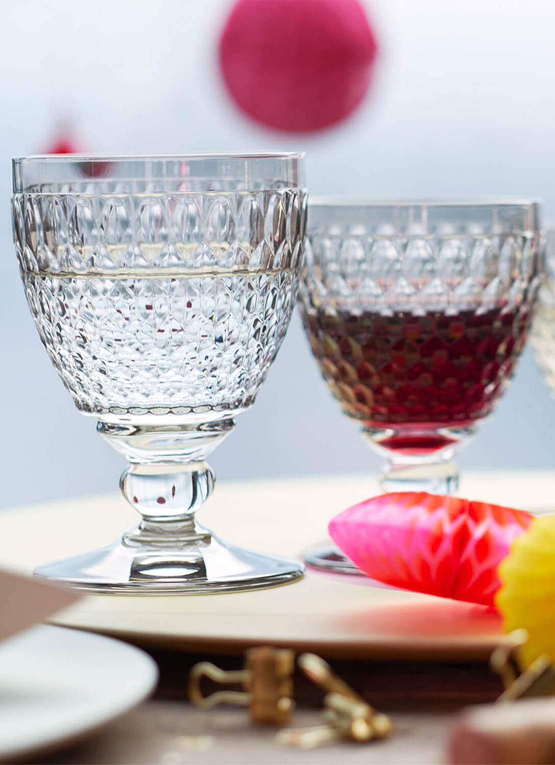 Villeroy & Boch Boston witte wijnglas 23 cl - achterkant transparant