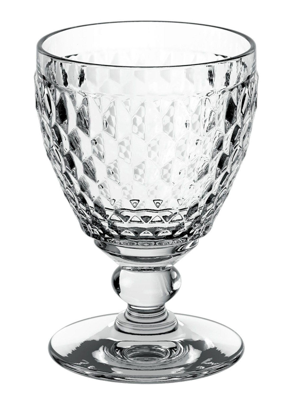 Villeroy & Boch Boston witte wijnglas 23 cl - voorkant 4 transparant