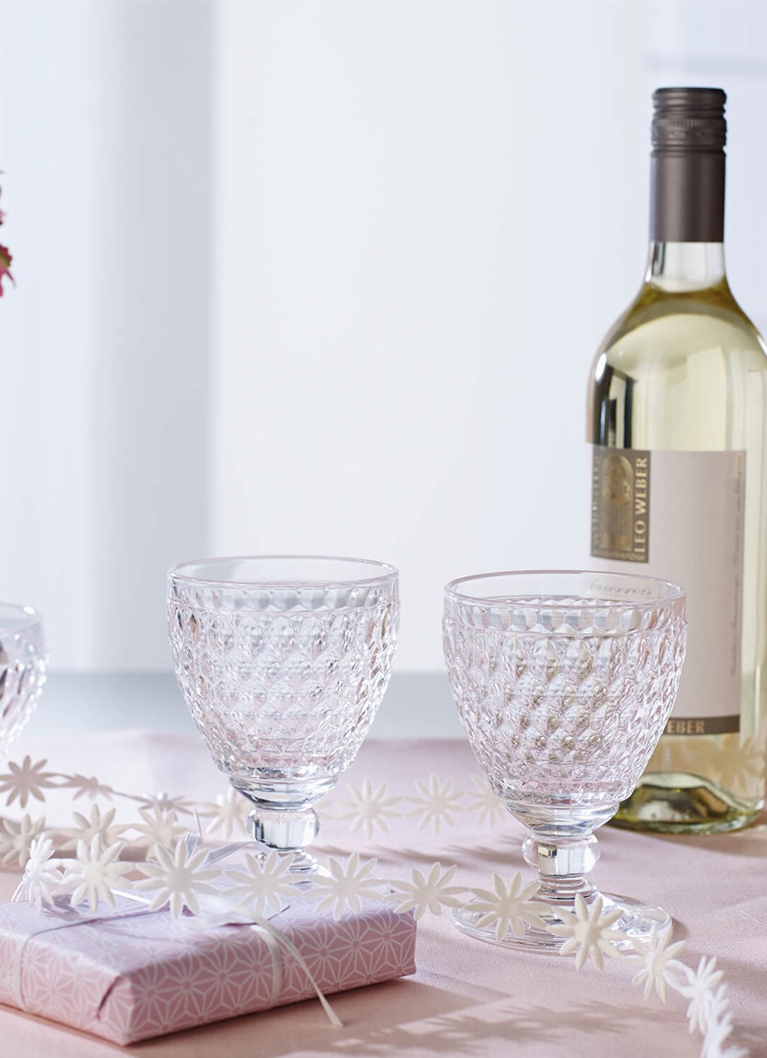 Villeroy & Boch Boston witte wijnglas 23 cl - voorkant 5 transparant