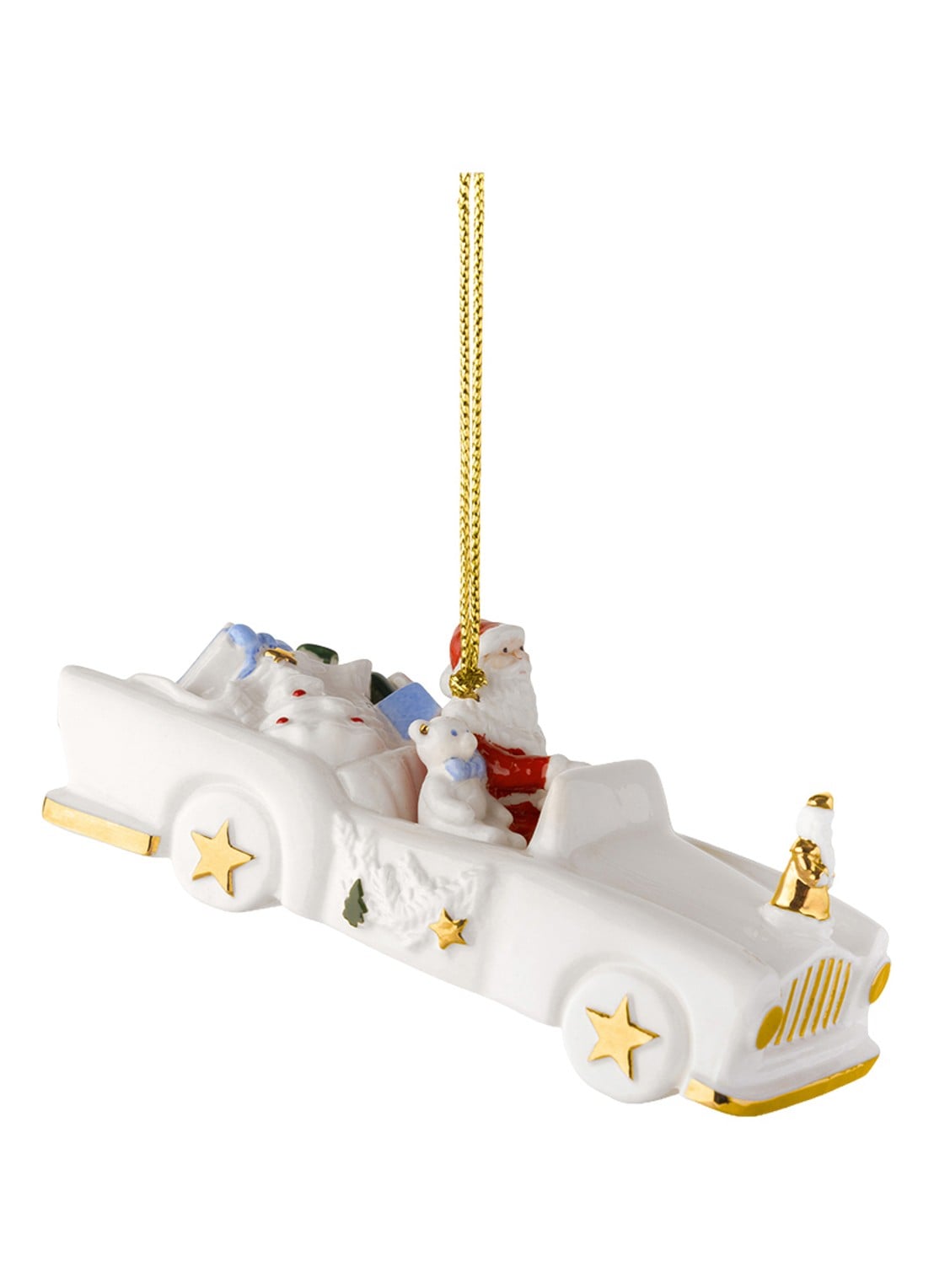 Villeroy & Boch Cadillac 2026 kersthanger 11,7 cm - voorkant 4 wit