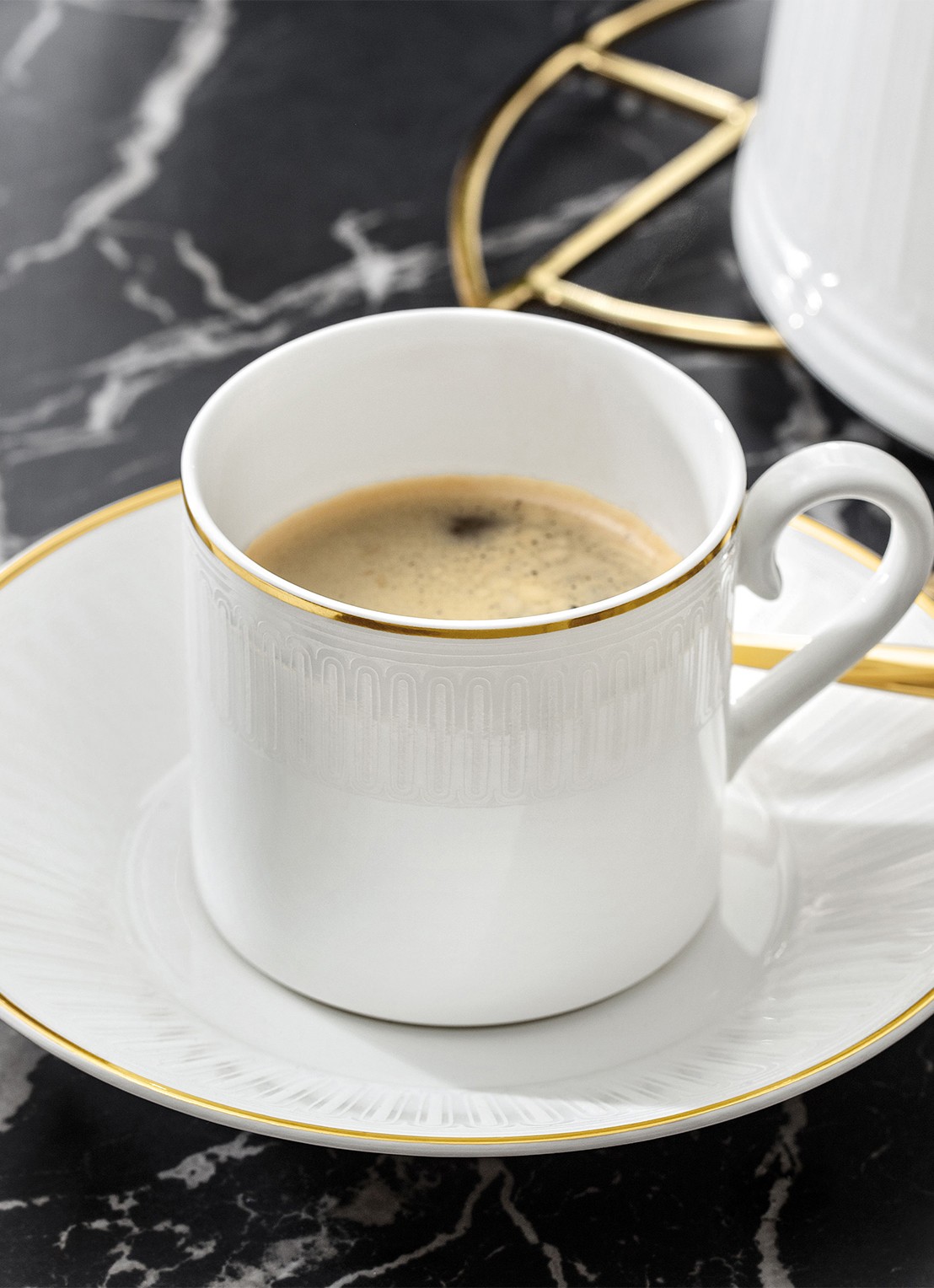 Villeroy & Boch Château Septfontaines koffiekop 20 cl - voorkant 2 wit