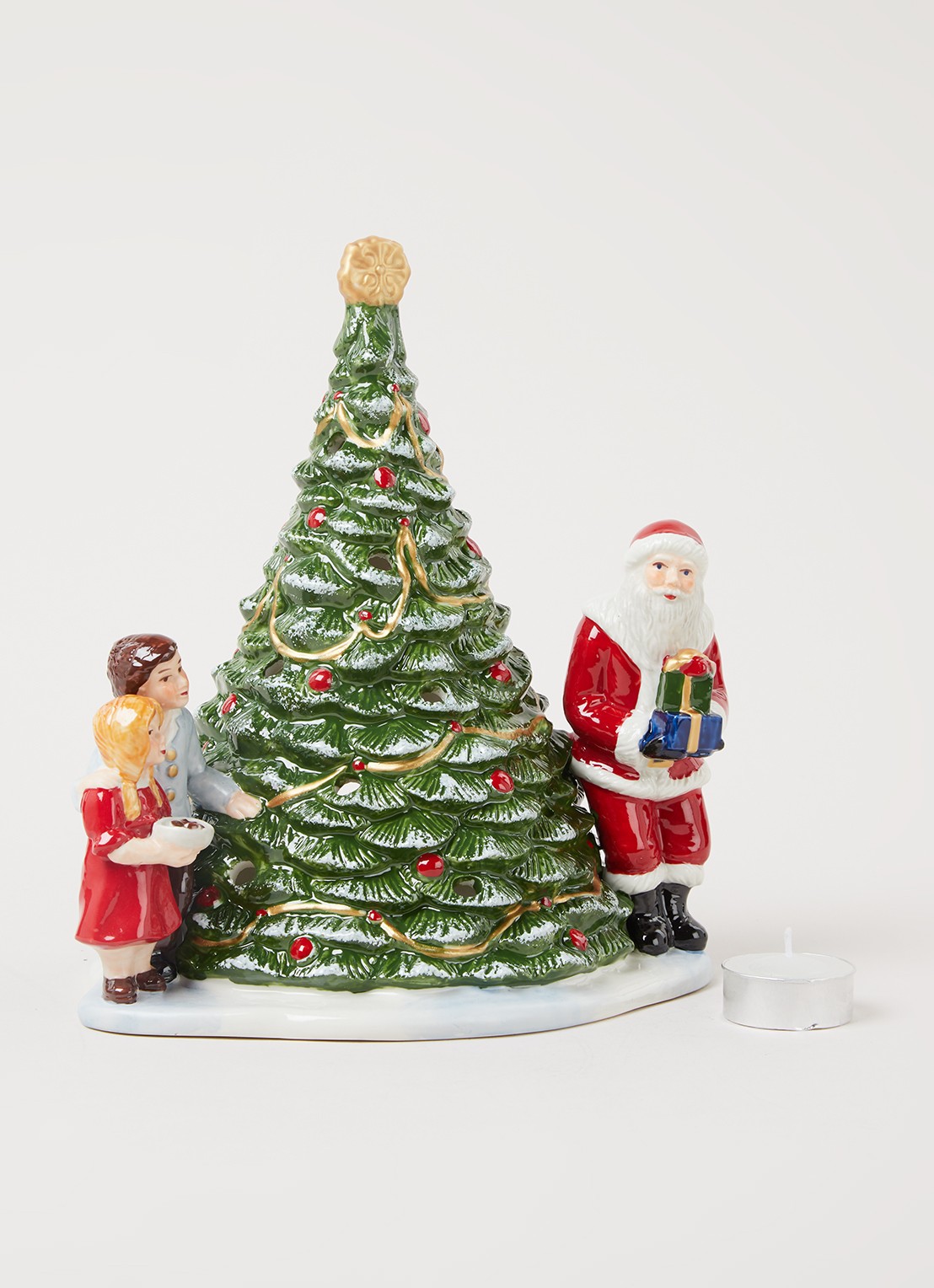 Villeroy & Boch Christmas Toy's waxinelichthouder 23 cm - voorkant 2 groen