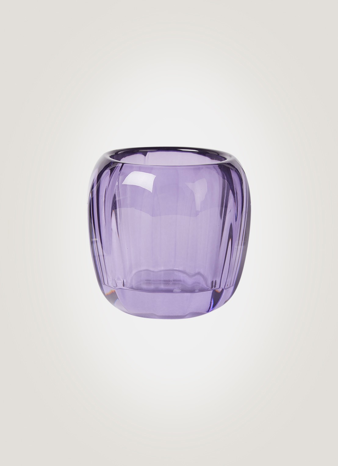 Villeroy & Boch Coloured DeLight waxinelichthouder 7 cm - voorkant 2 paars