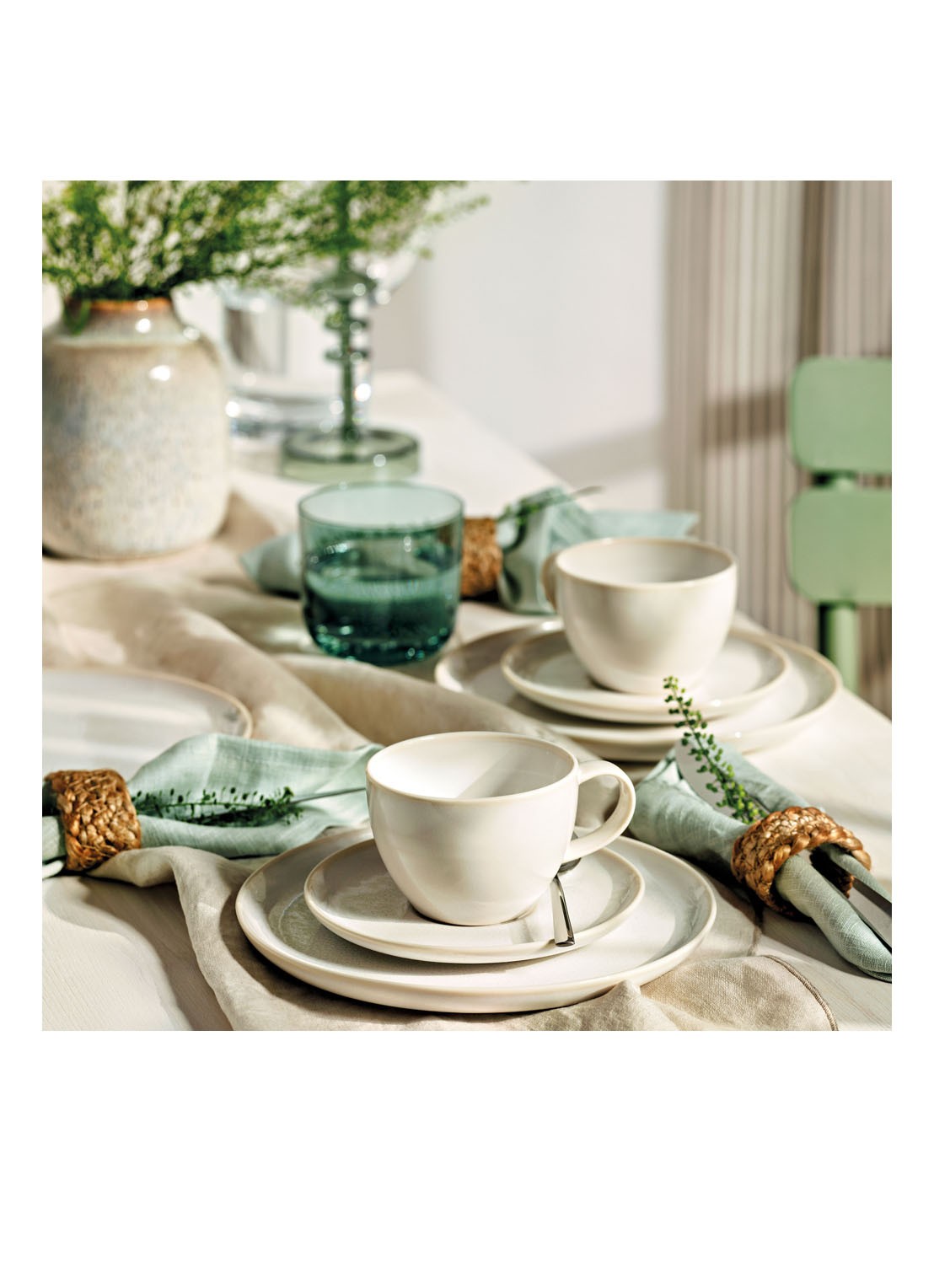 Villeroy & Boch Crafted Cotton koffiekopje 24,7 cl - detail 3 gebroken wit
