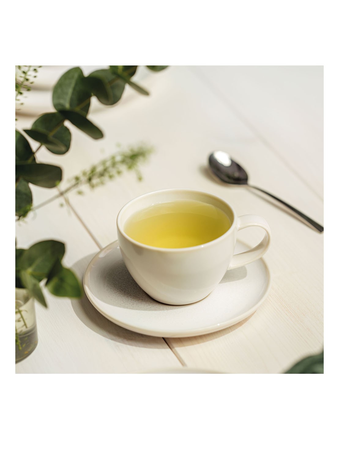 Villeroy & Boch Crafted Cotton koffiekopje 24,7 cl - voorkant 2 gebroken wit