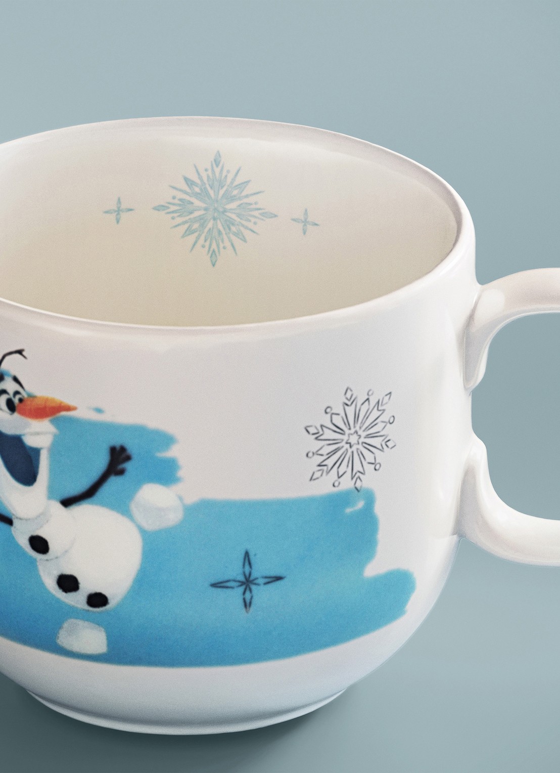 Villeroy & Boch Disney Frozen kinderbeker - achterkant blauw