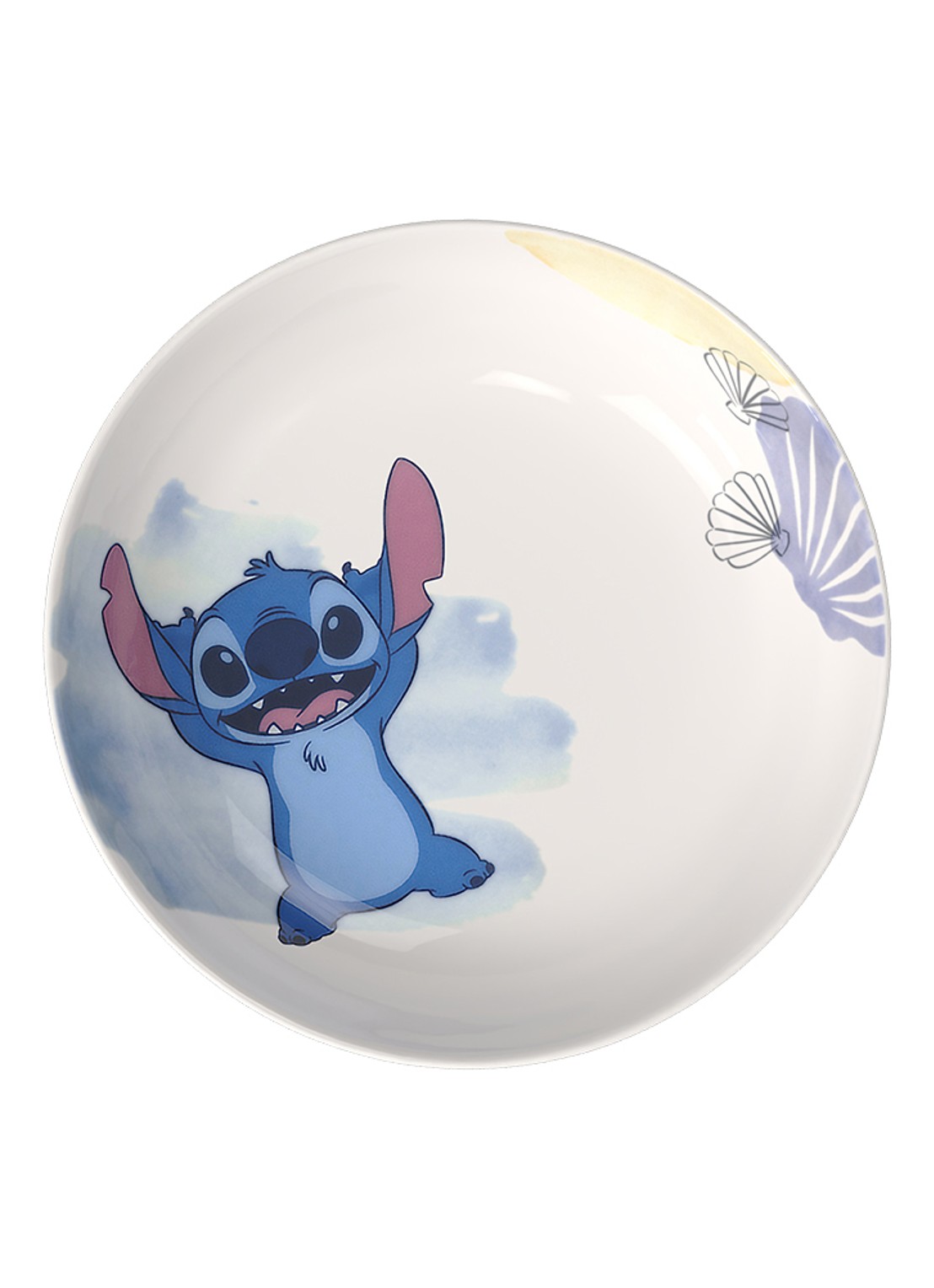 Villeroy & Boch Disney Stitch diep kinderbord 18,5 cm - voorkant blauw