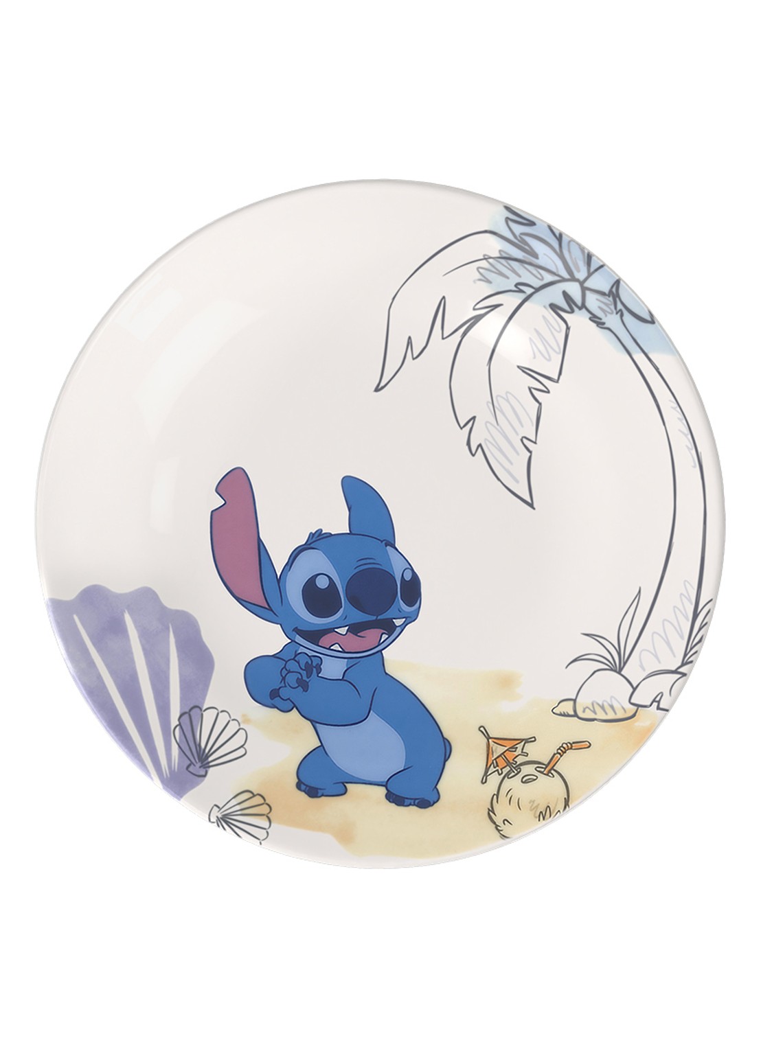 Villeroy & Boch Disney Stitch kinderbord 21,5 cm - voorkant 3 blauw