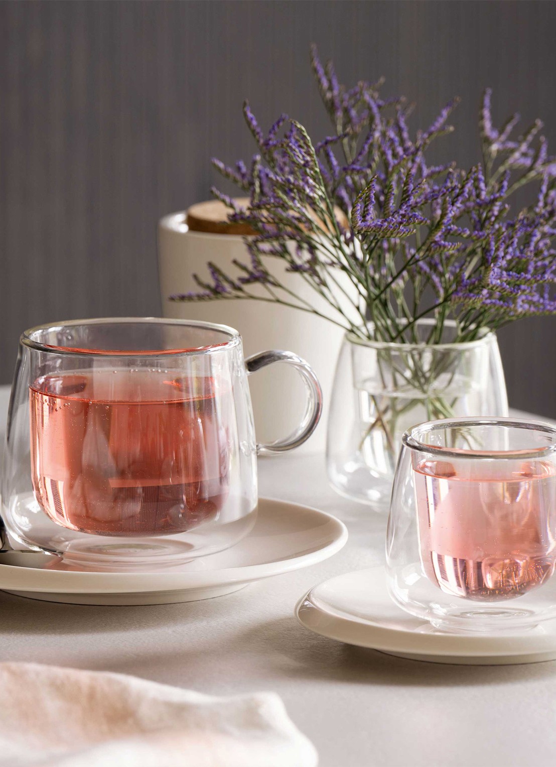 Villeroy & Boch Dubbelwandig koffie- en theeglas 18 cl set van 2 - detail transparant