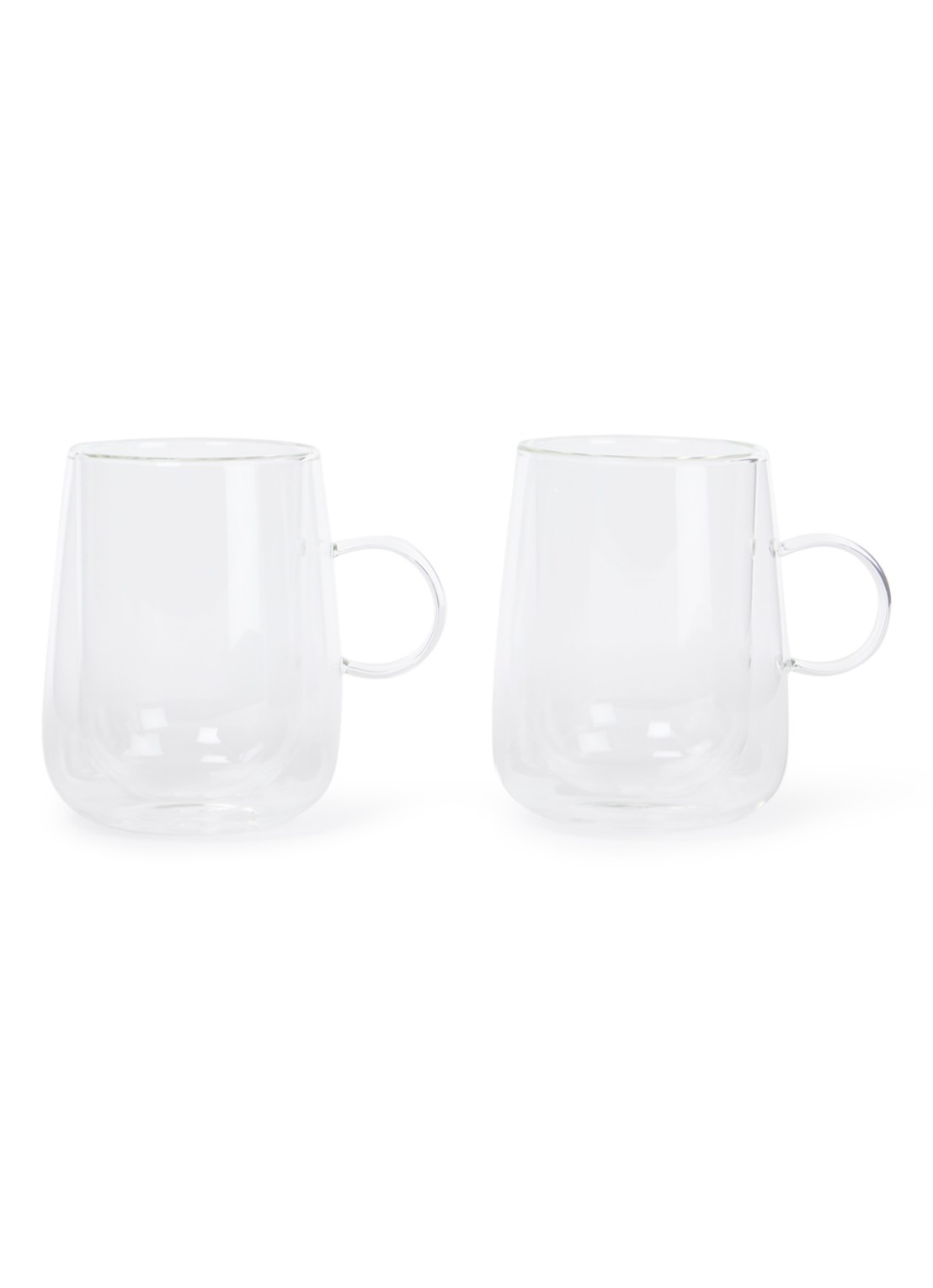 Villeroy & Boch Dubbelwandig latte macchiato glas 25 cl set van 2 - voorkant transparant