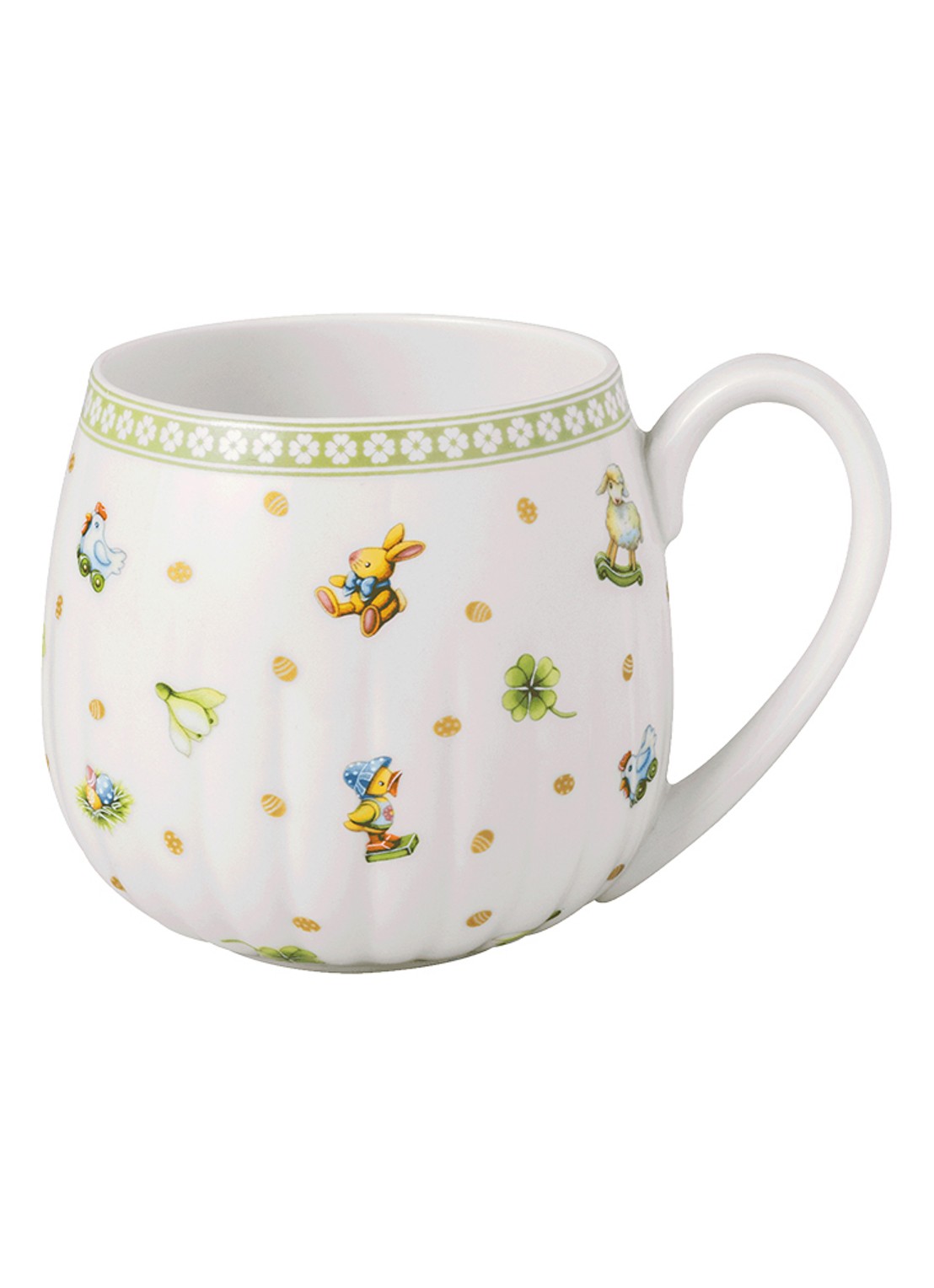 Villeroy & Boch Easter Delight mok 35 cl - voorkant 2 gebroken wit