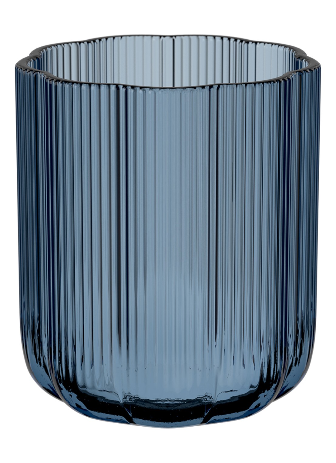 Villeroy & Boch Fleur bleu Wazon vaas 15 cm - voorkant blauw