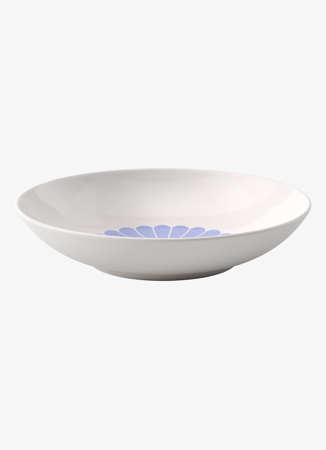 Villeroy & Boch Fleur diep bord 24 cm - voorkant lichtblauw