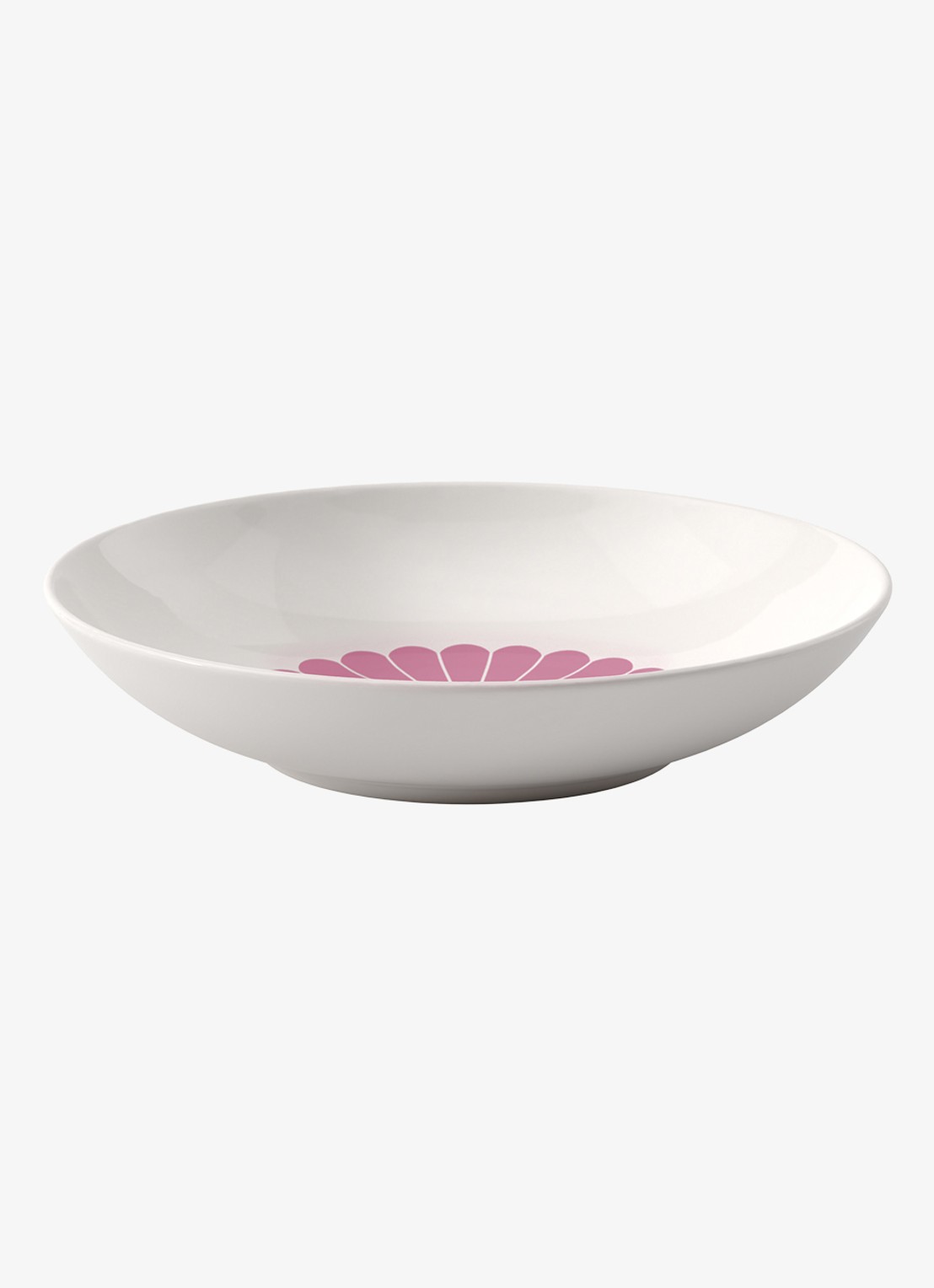 Villeroy & Boch Fleur diep bord 24 cm - voorkant 2 roze
