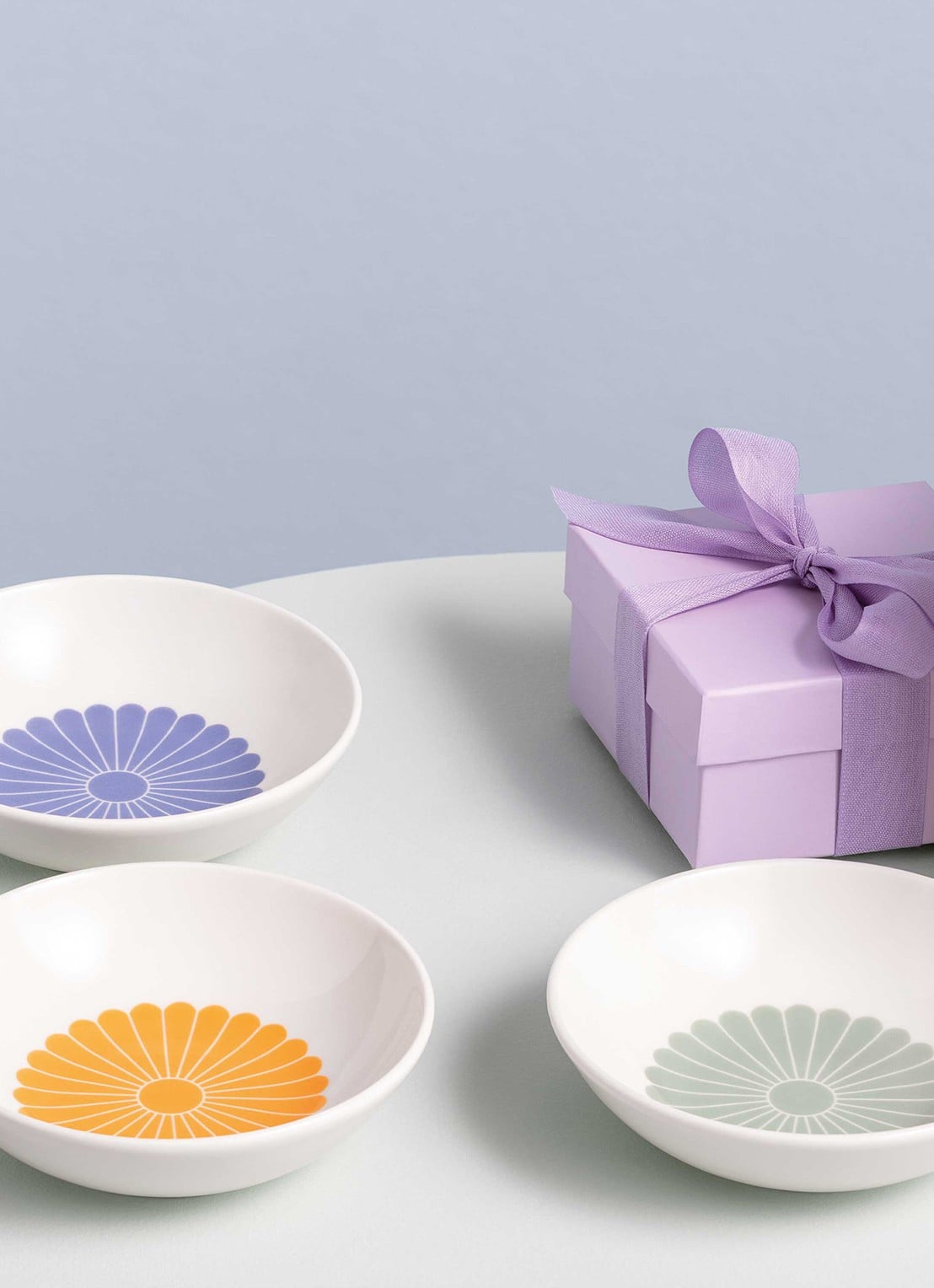 Villeroy & Boch Fleur gebaksbordje 13 cm - detail 3 lichtblauw