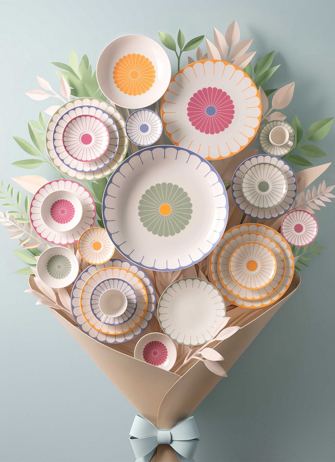 Villeroy & Boch Fleur koffiekopje 16 cl - detail 3 lindegroen