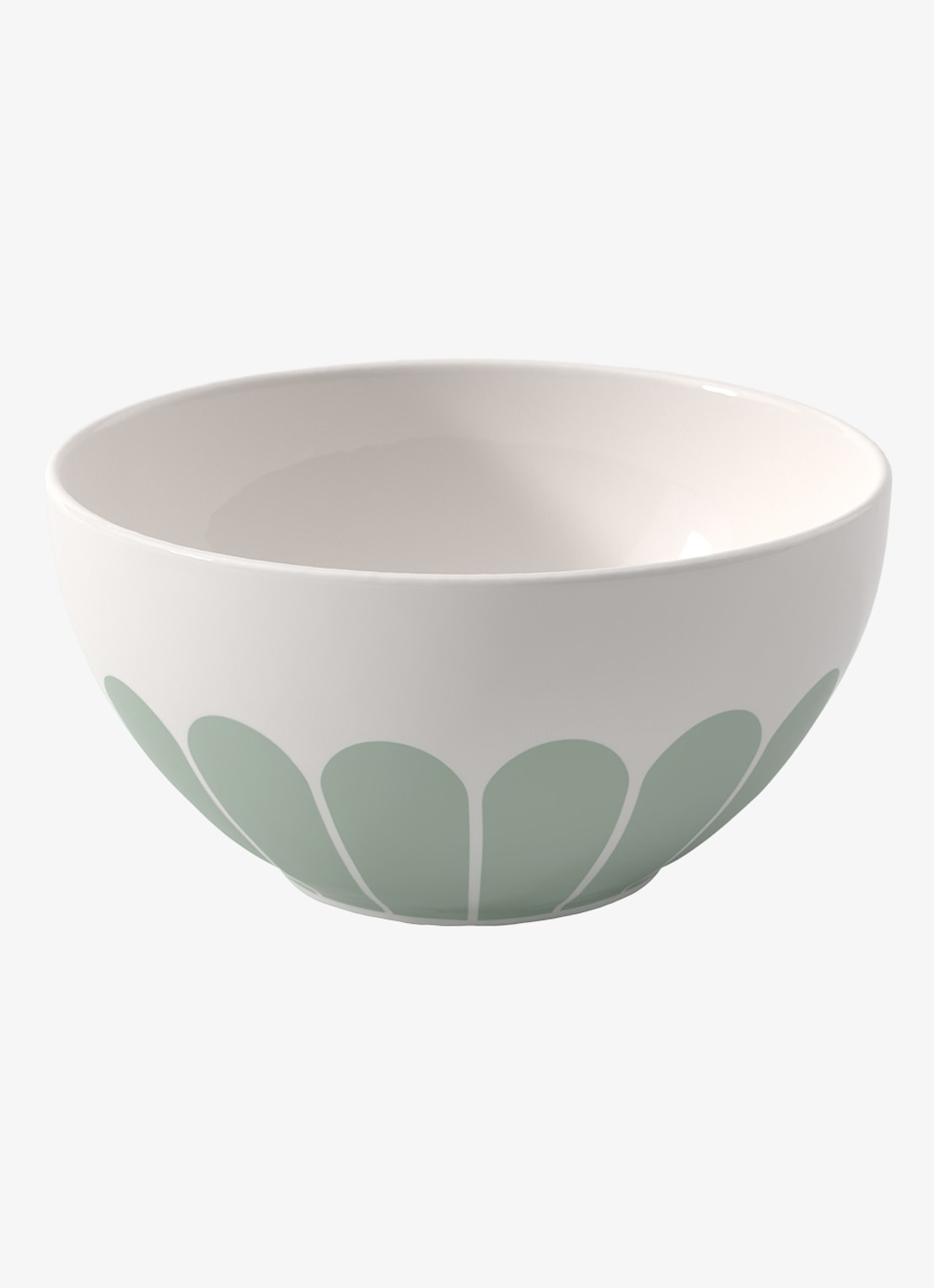 Villeroy & Boch Fleur kom 14 cm - voorkant 2 lindegroen