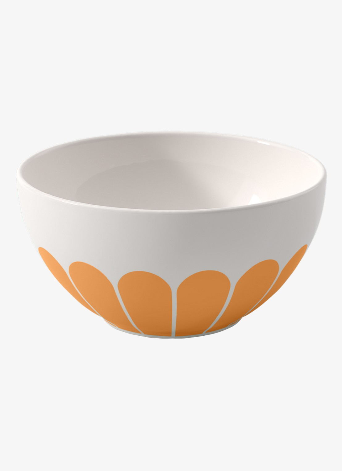 Villeroy & Boch Fleur kom 14 cm - voorkant oranje
