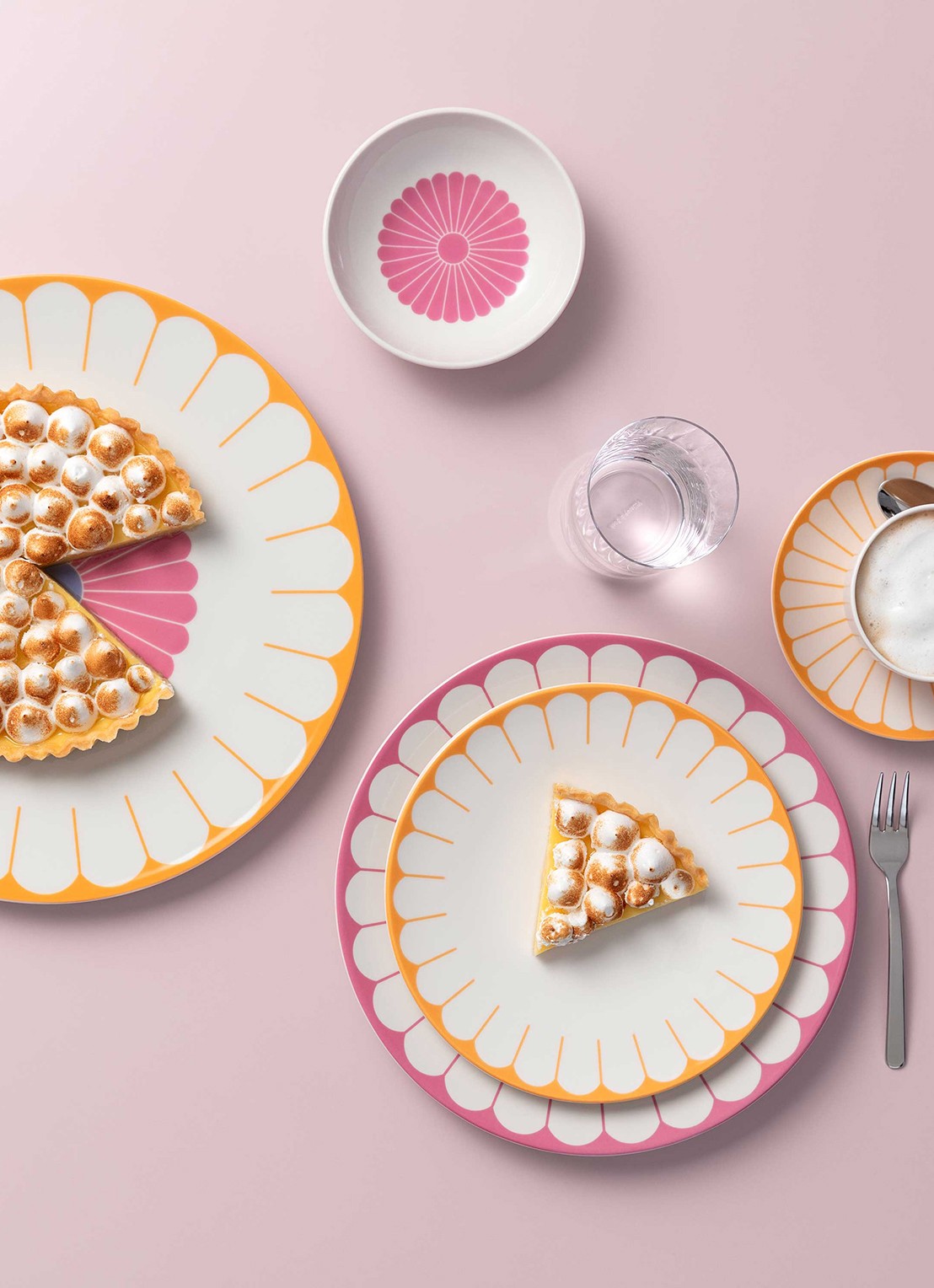 Villeroy & Boch Fleur kom 14 cm - detail roze