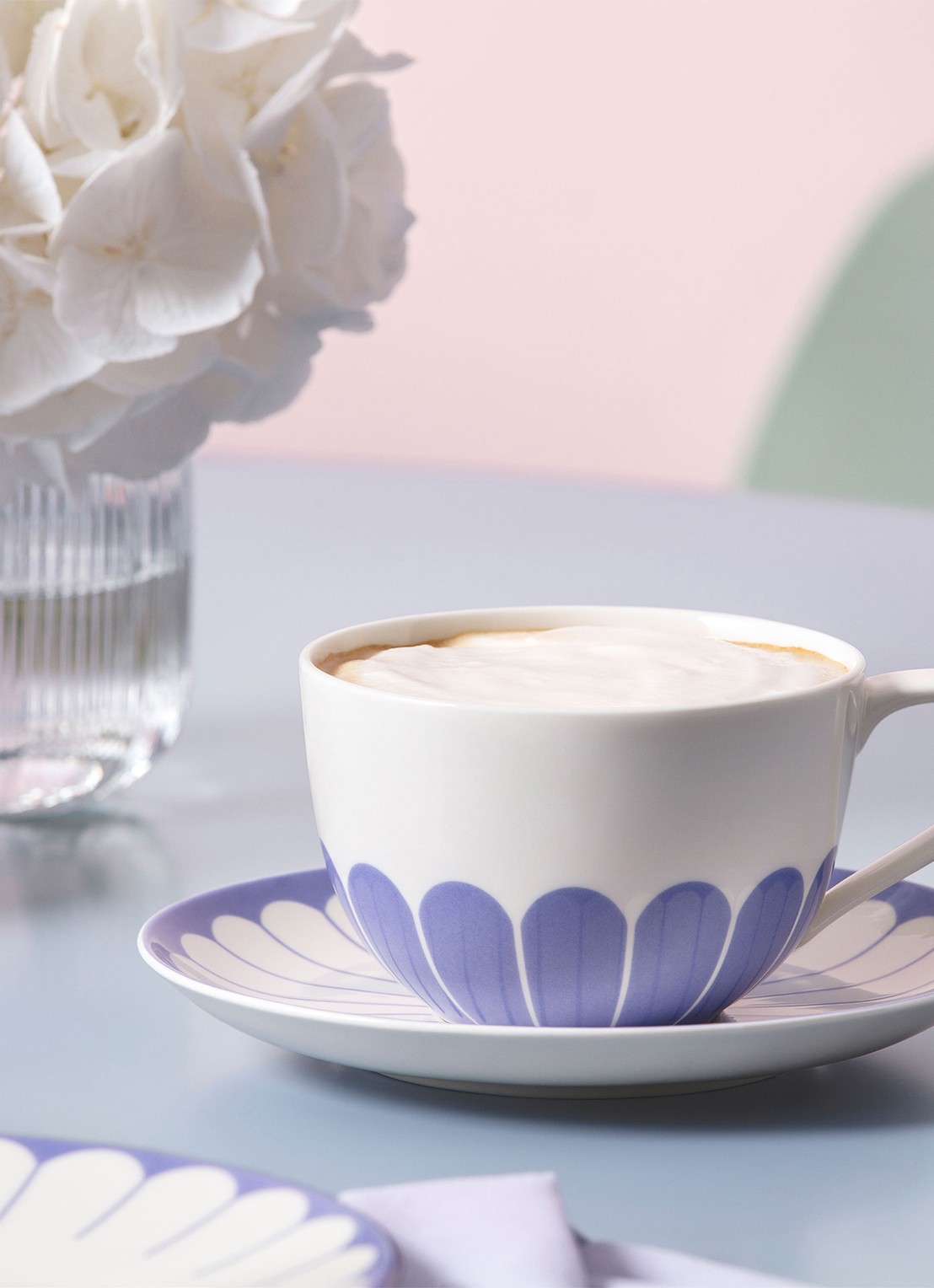 Villeroy & Boch Fleur kopje - achterkant 3 blauw