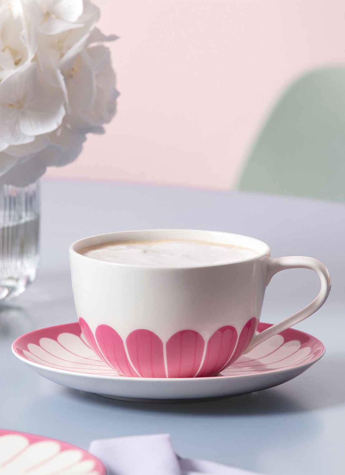 Villeroy & Boch Fleur kopje - achterkant roze