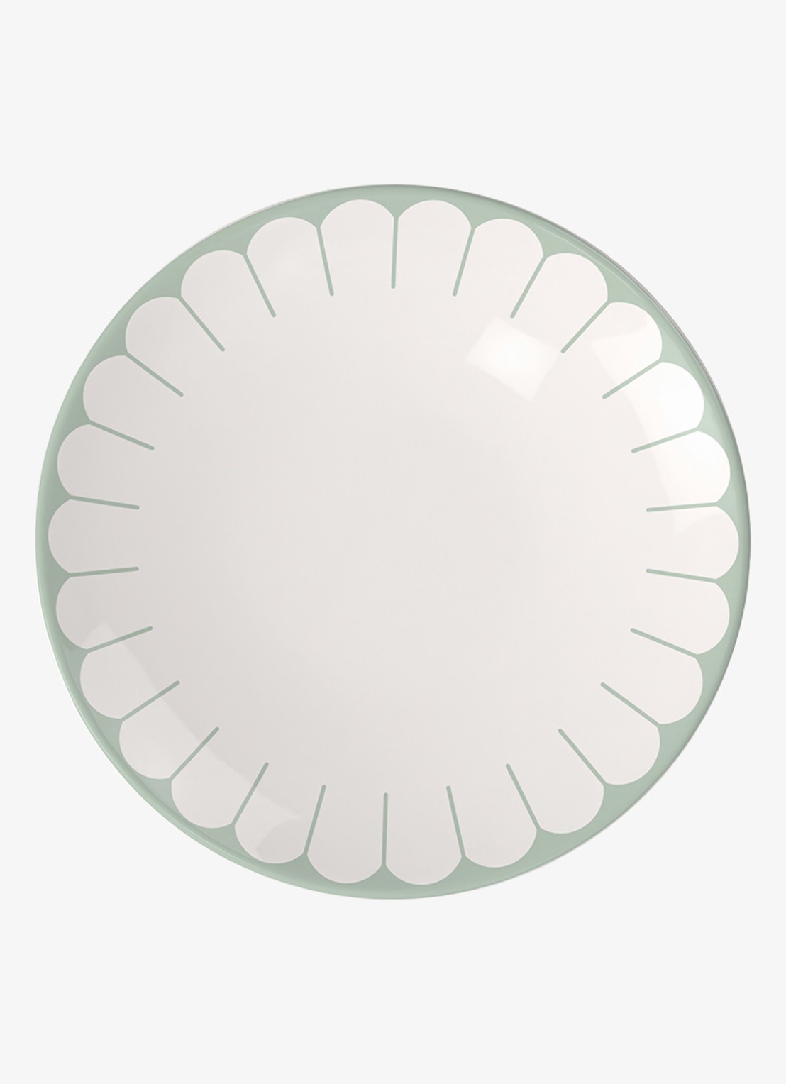 Villeroy & Boch Fleur ontbijtbord 21 cm - voorkant 2 lindegroen