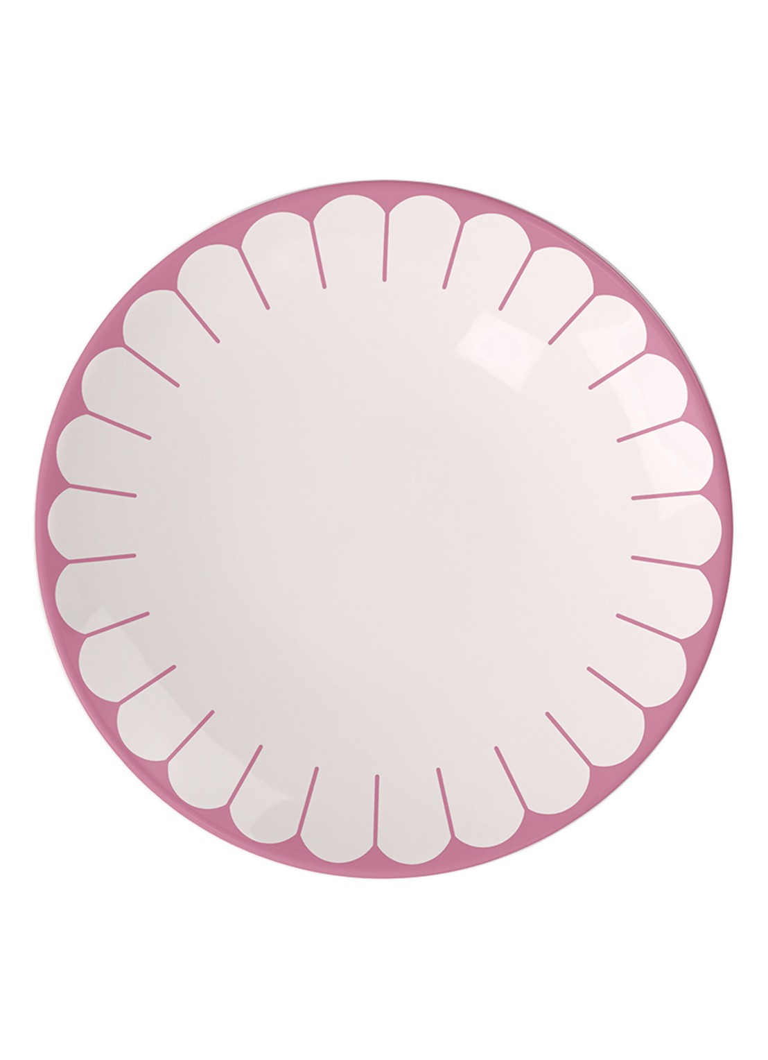 Villeroy & Boch Fleur ontbijtbord 21 cm - voorkant roze
