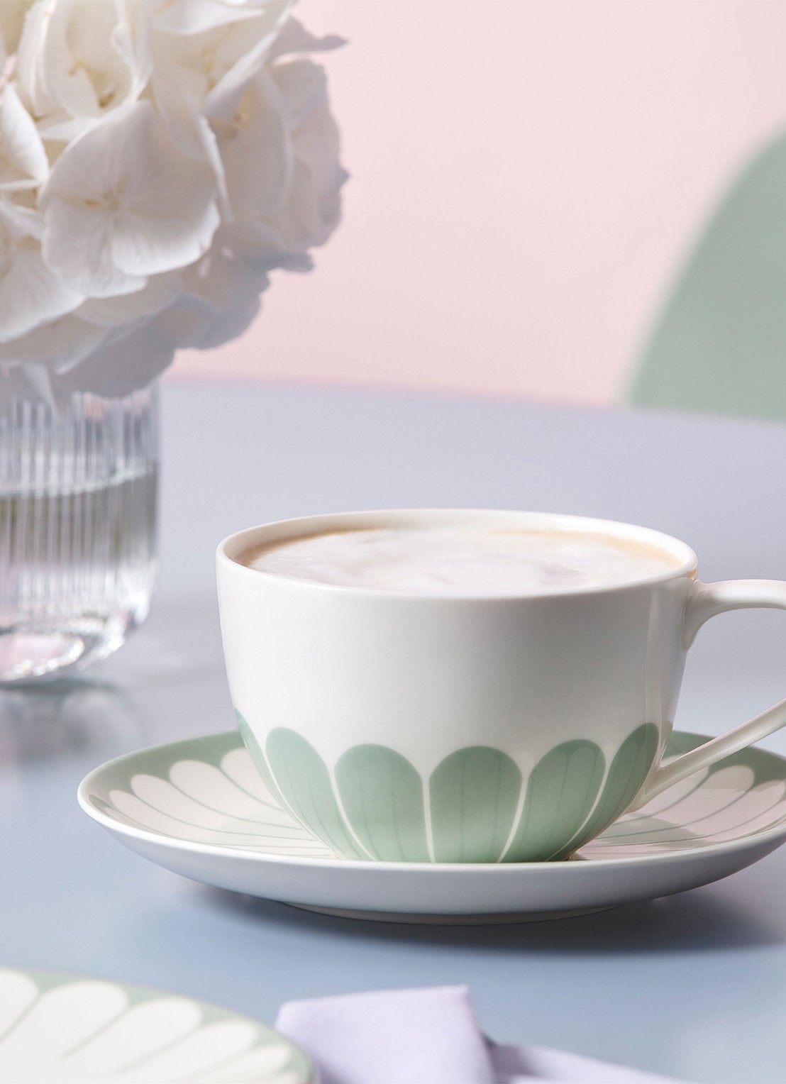 Villeroy & Boch Fleur schotel 17,5 cm - achterkant 3 groen